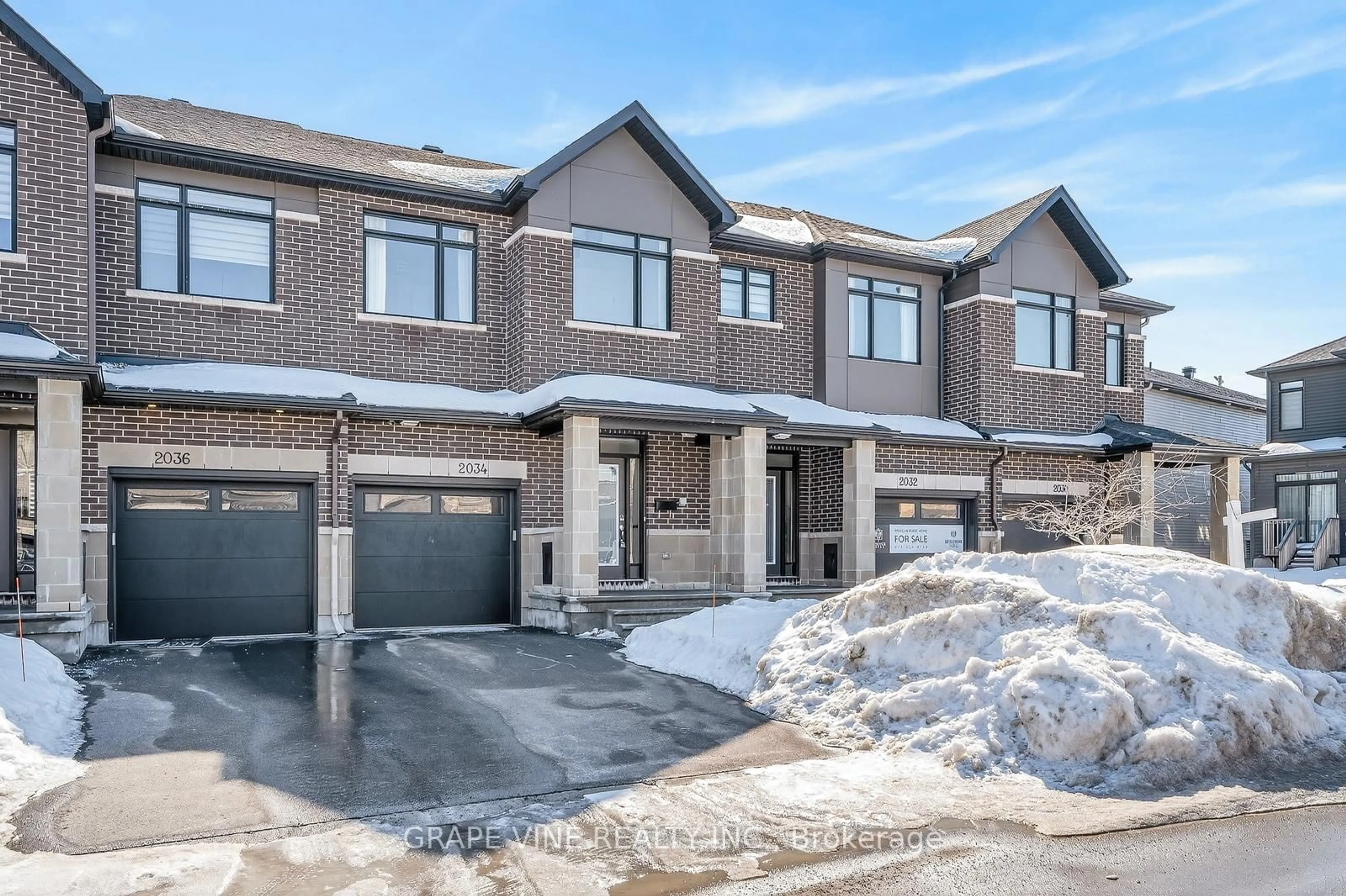 Home with brick exterior material, street for 2034 Allegrini Terr, Ottawa Ontario K2S 2S7
