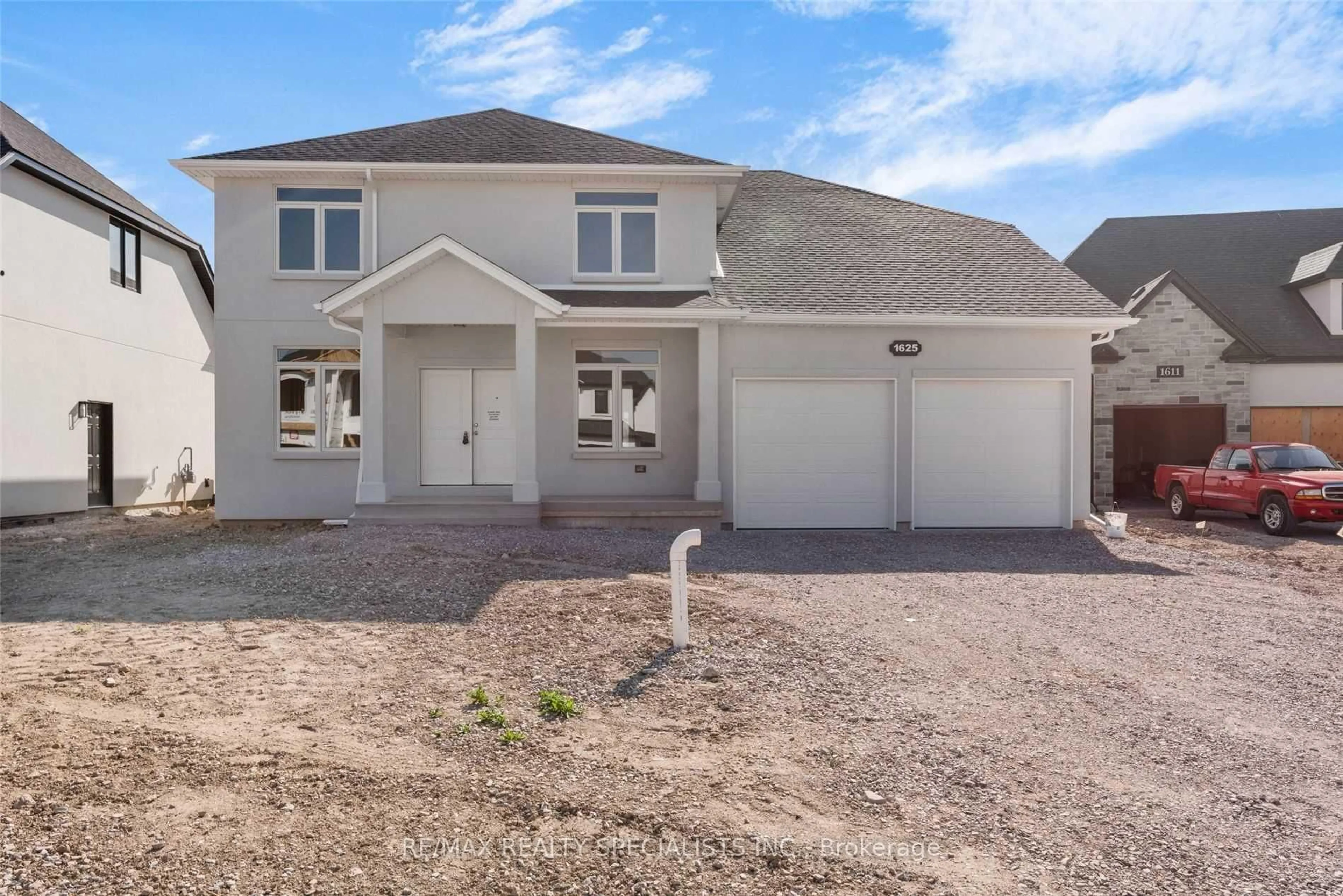 Home with vinyl exterior material, street for 1625 Kerr Crt, Windsor Ontario N8S 0A1