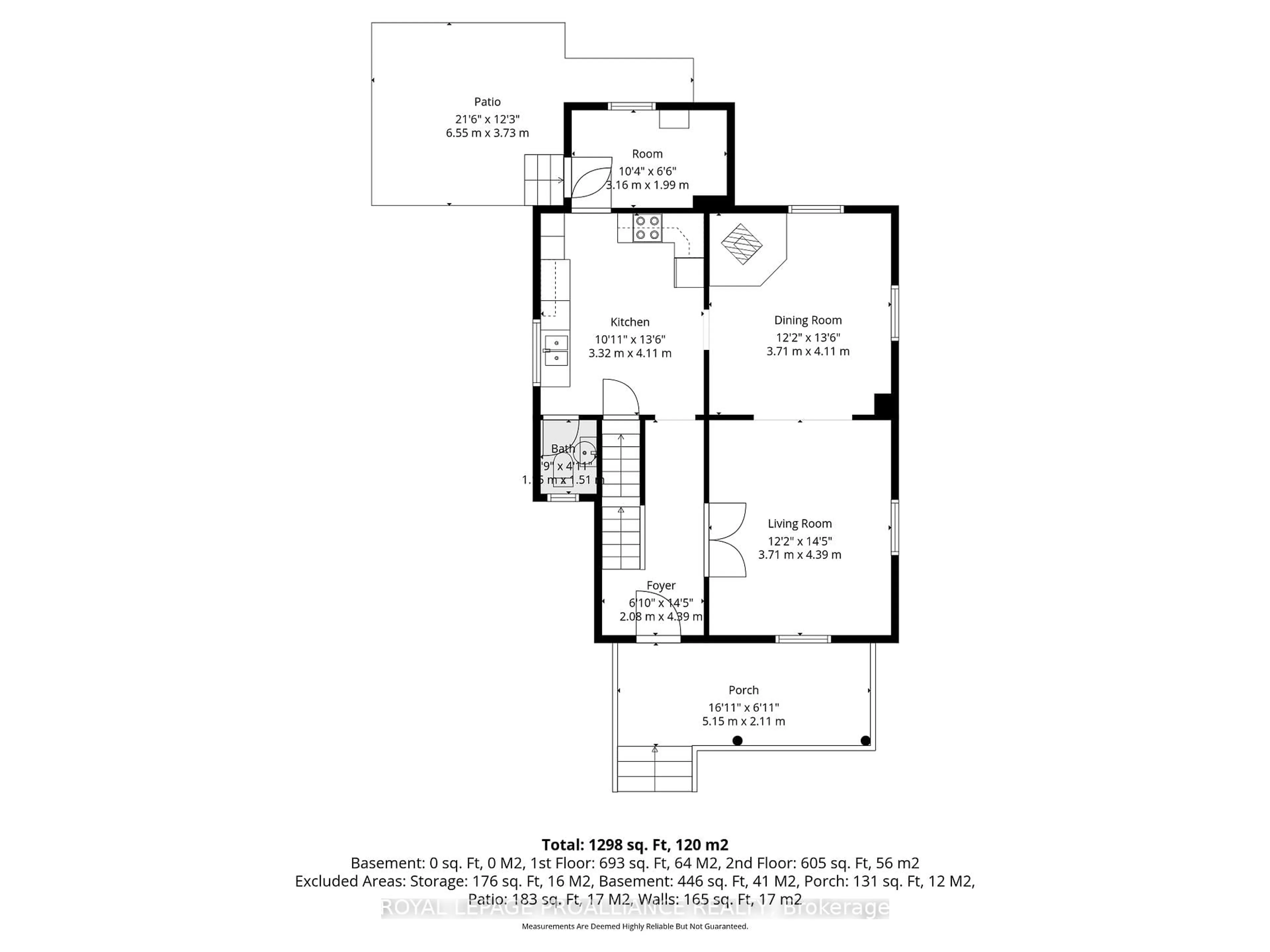 Floor plan for 383 Mathew St, Cobourg Ontario K9A 3E6