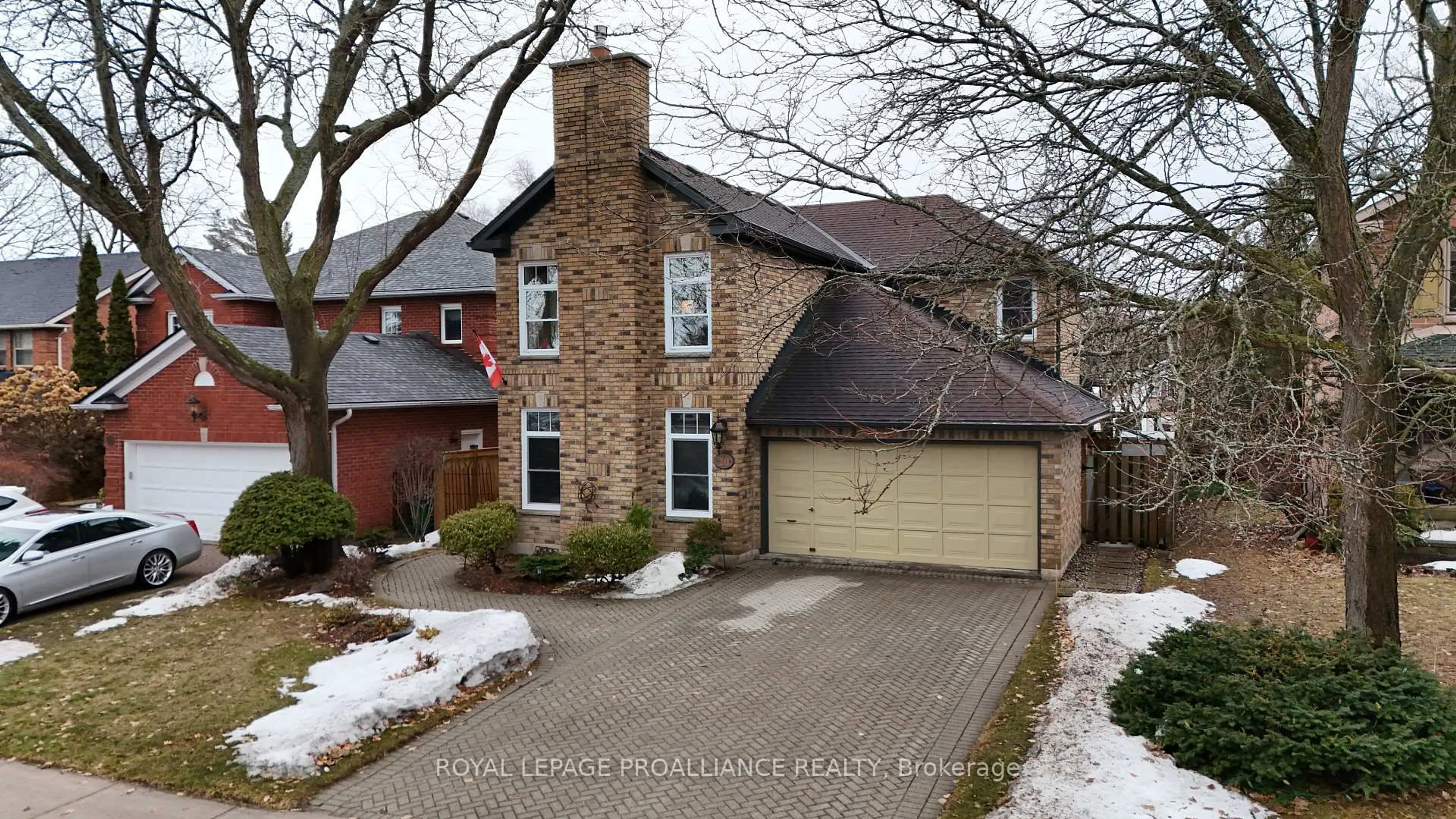 Home with brick exterior material, street for 20 Georgian Crt, Belleville Ontario K8N 5R3