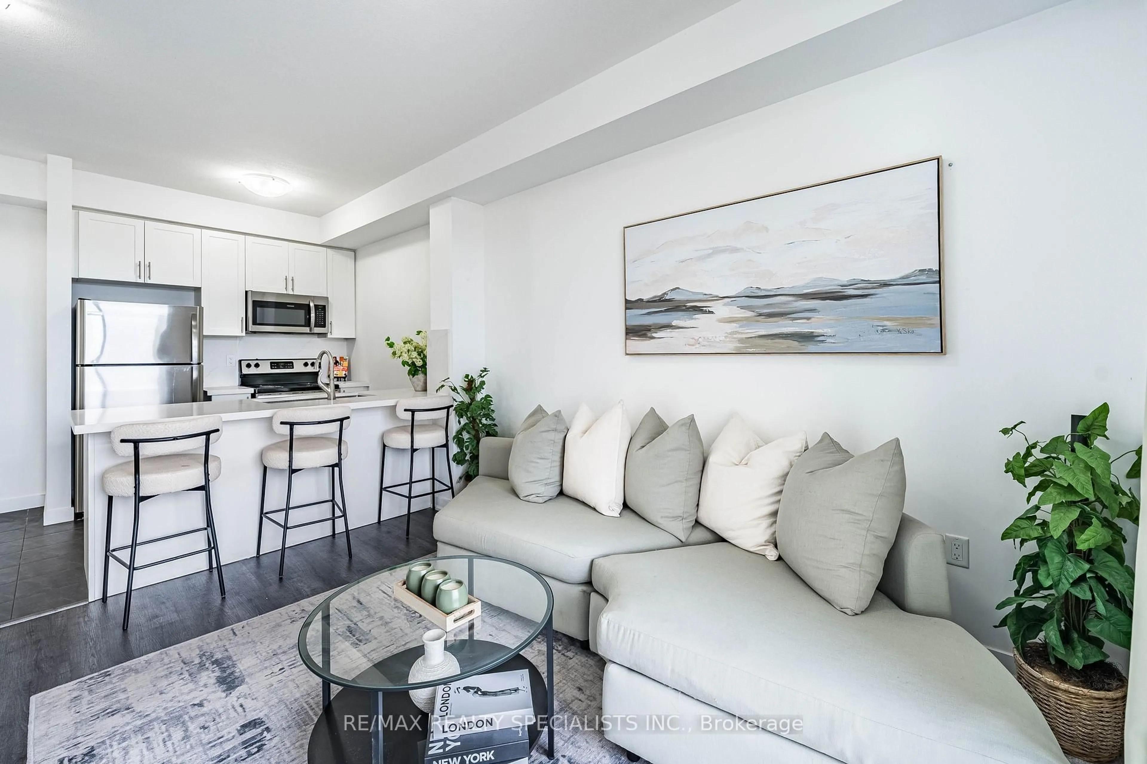 Living room with furniture, unknown for 125 Shoreview Pl #337, Hamilton Ontario L8E 0K3