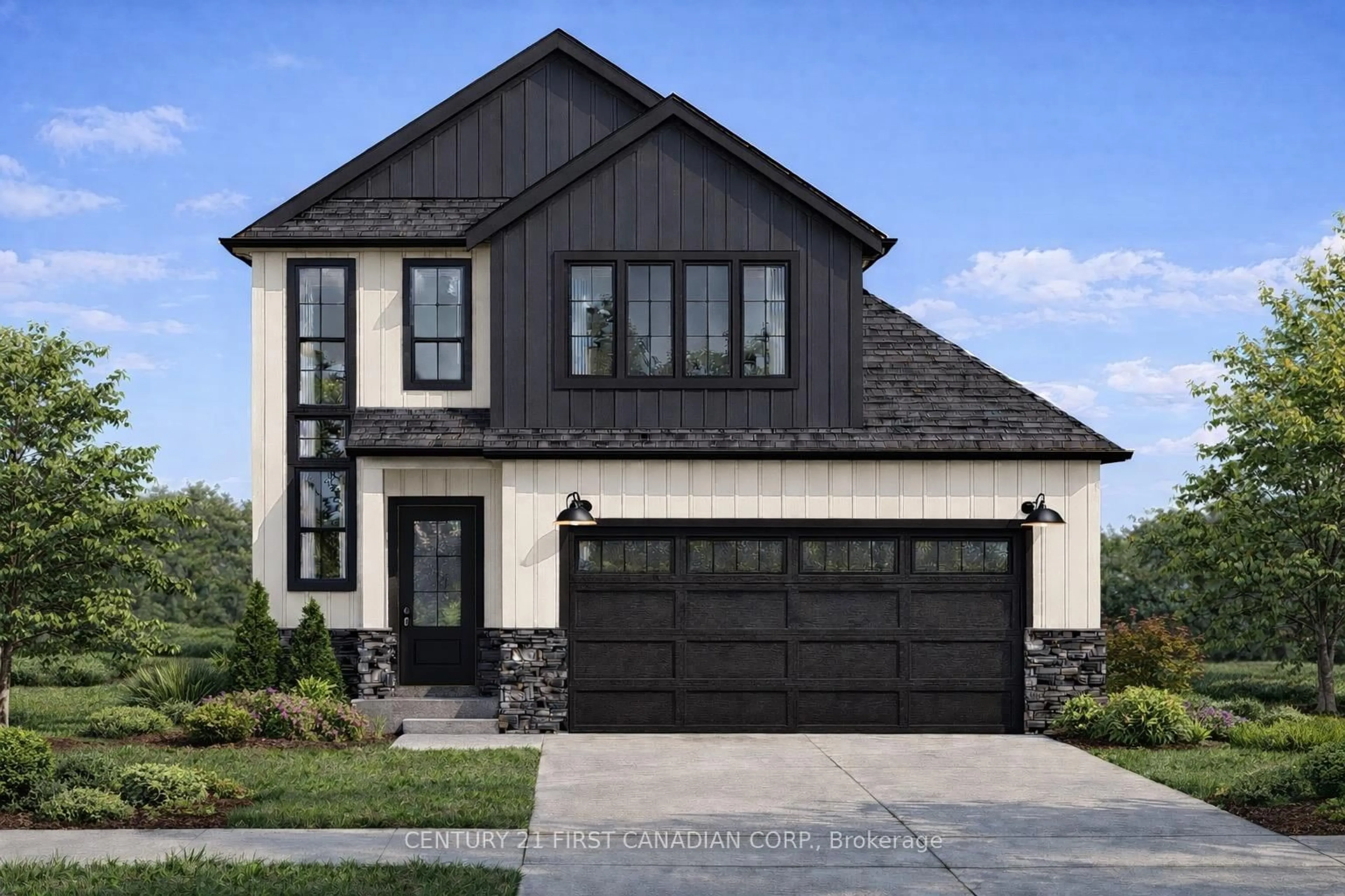 Home with brick exterior material, street for 119 Addison Ave, Lucan Biddulph Ontario N0M 2J0