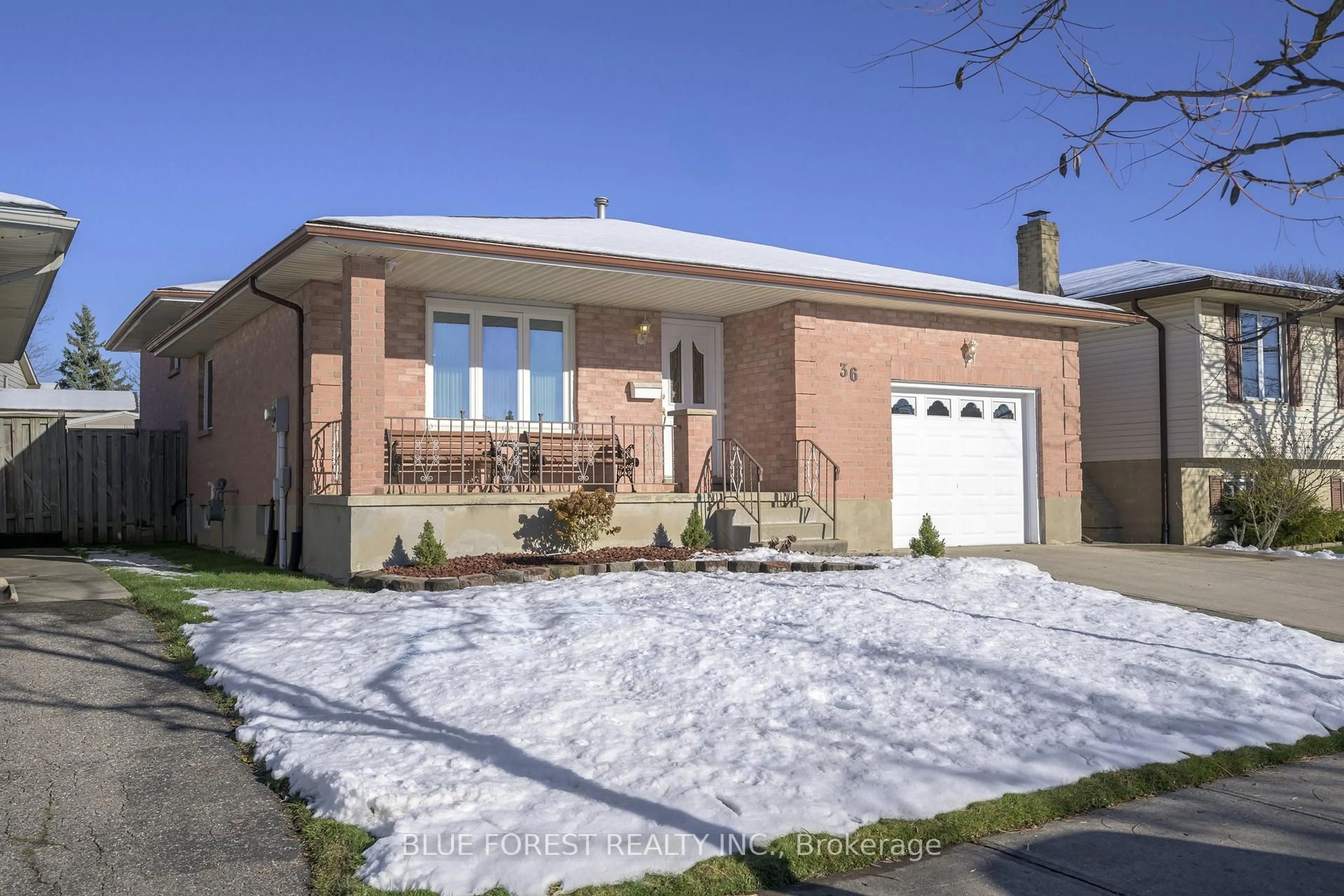 Home with brick exterior material, street for 36 Golfdale Cres, London South Ontario N6C 5P1