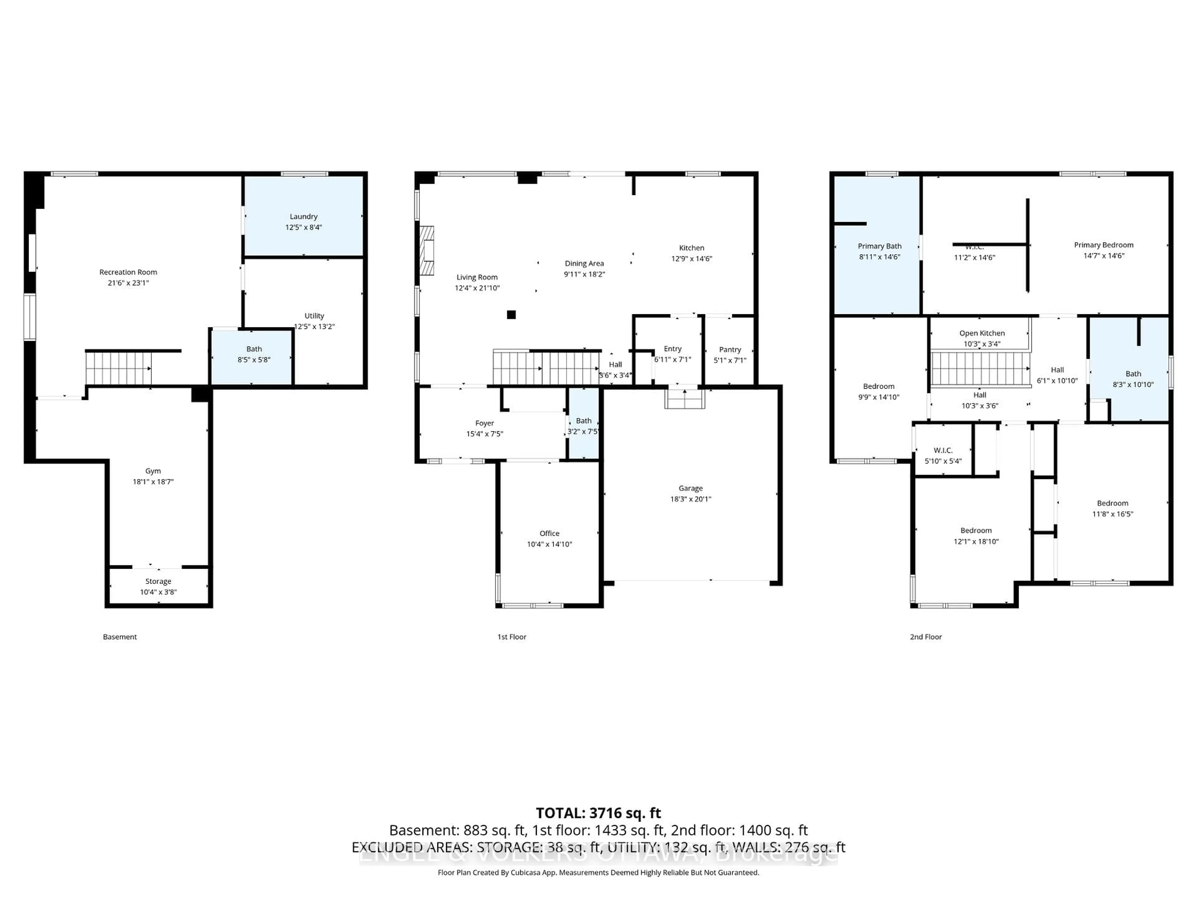 Floor plan for 157 Avro Circ, Ottawa Ontario K1K 4K7
