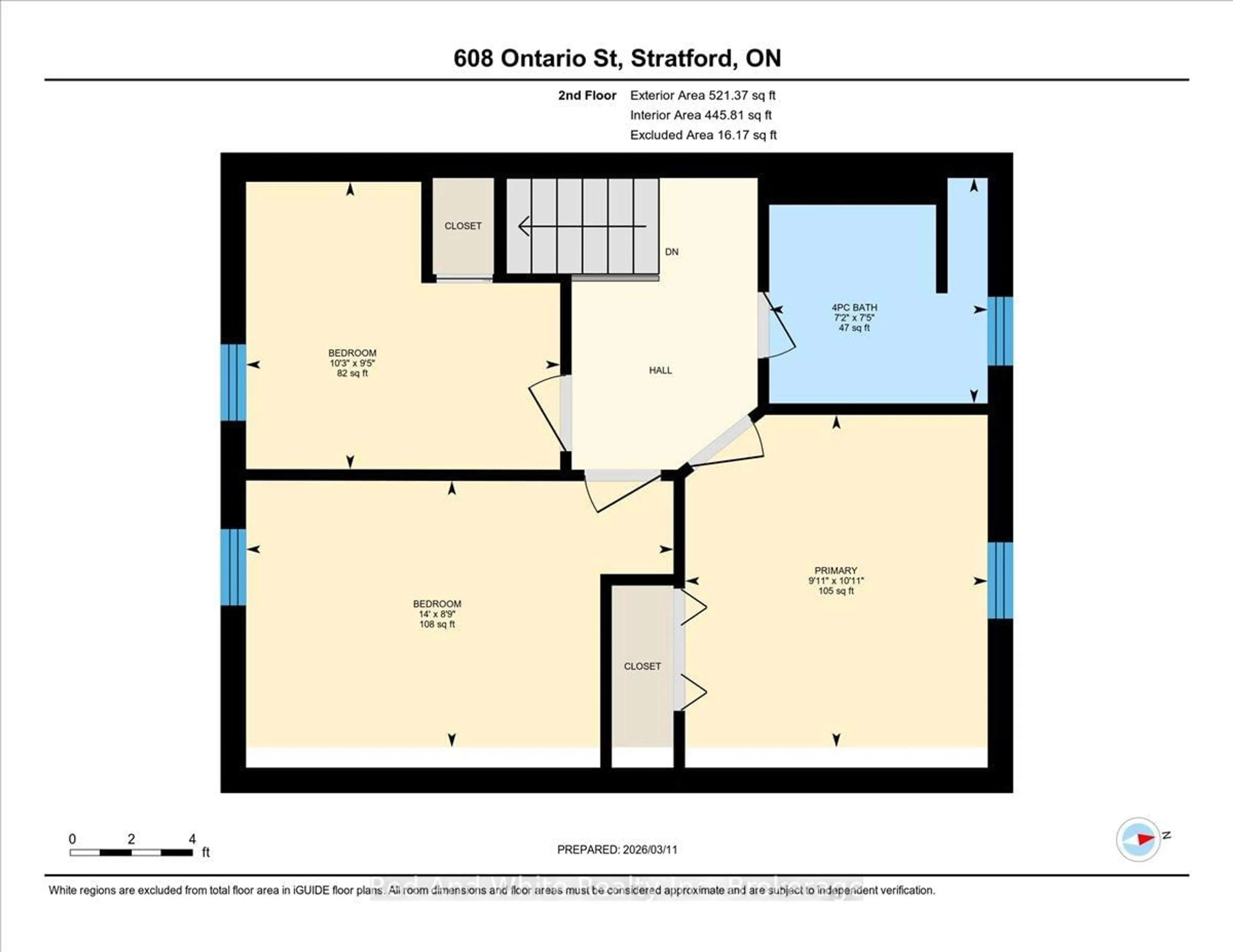 Floor plan for 608 Ontario St, Stratford Ontario N5A 3J5