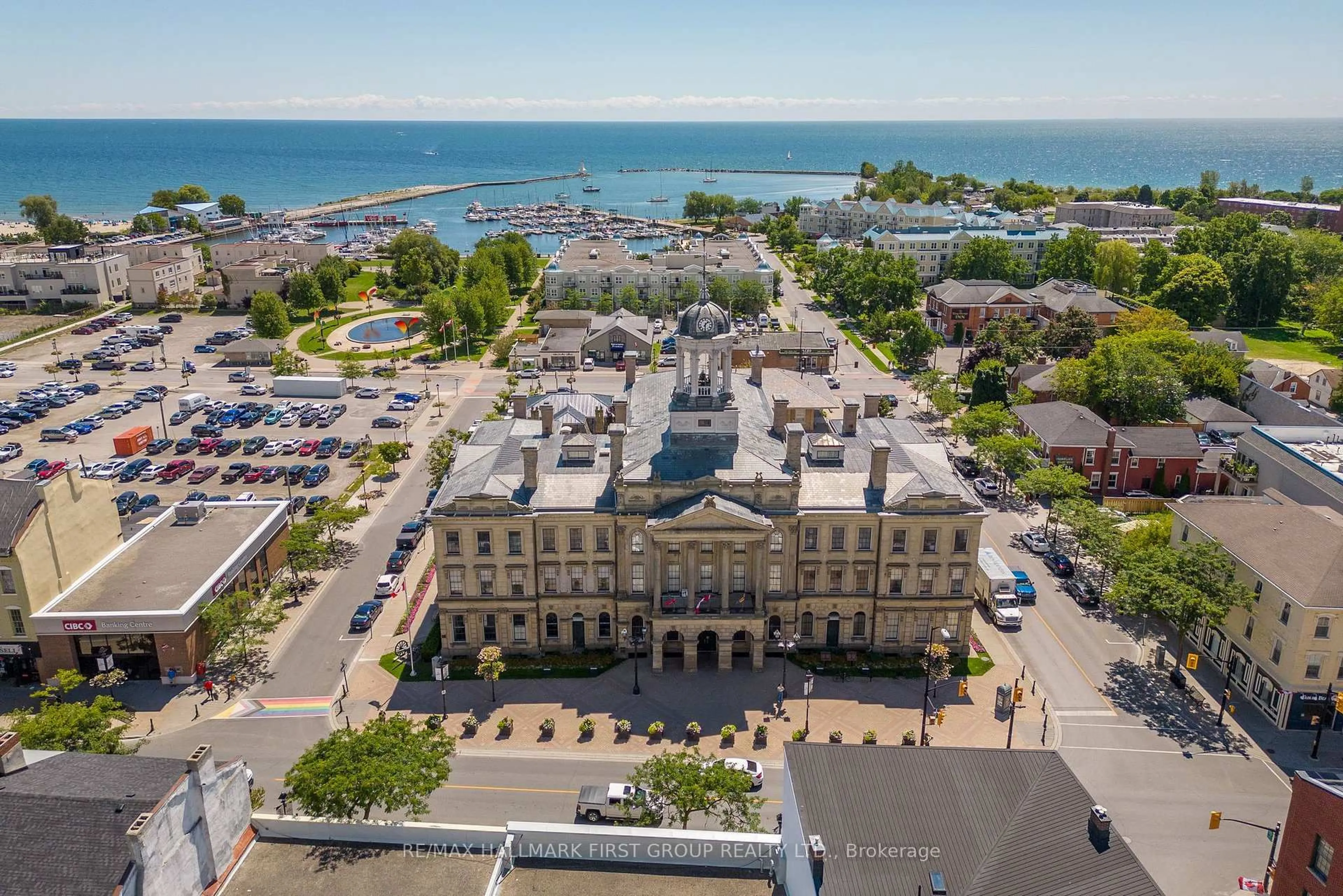 A pic from outside/outdoor area/front of a property/back of a property/a pic from drone, street for 145 Third St #214, Cobourg Ontario K9A 5X1