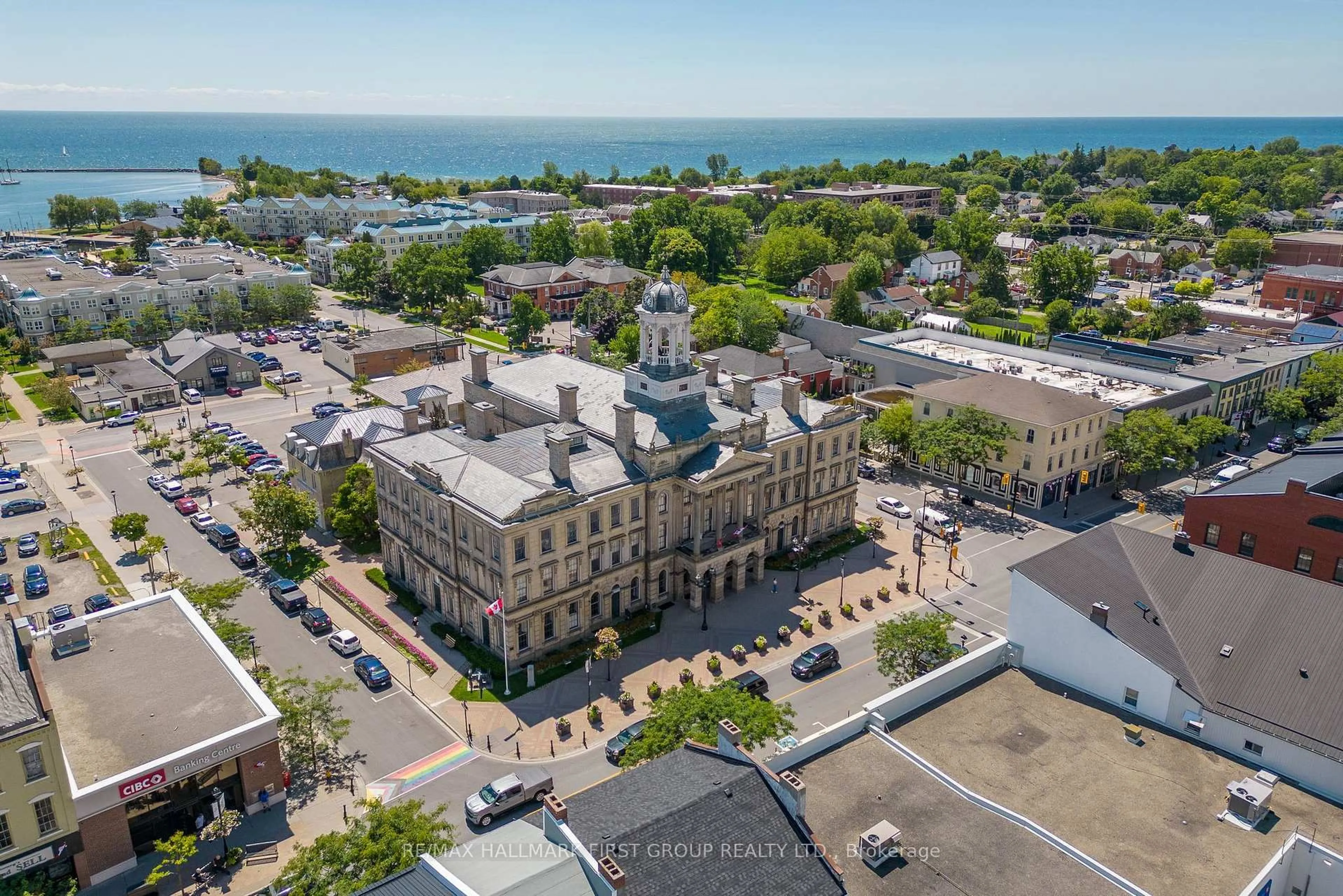 A pic from outside/outdoor area/front of a property/back of a property/a pic from drone, street for 145 Third St #214, Cobourg Ontario K9A 5X1