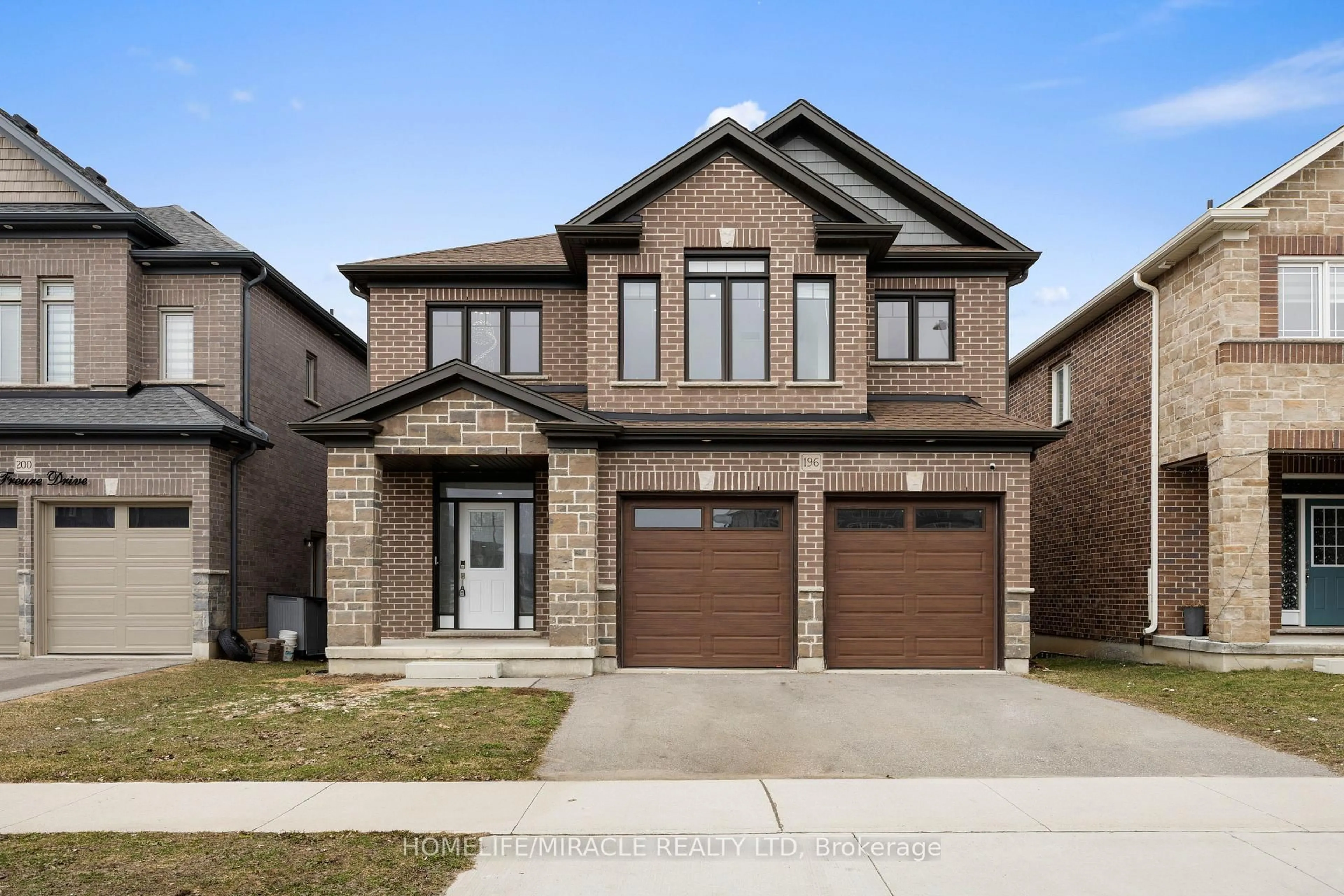 Home with brick exterior material, street for 196 Freure Dr, Cambridge Ontario N1S 0A9