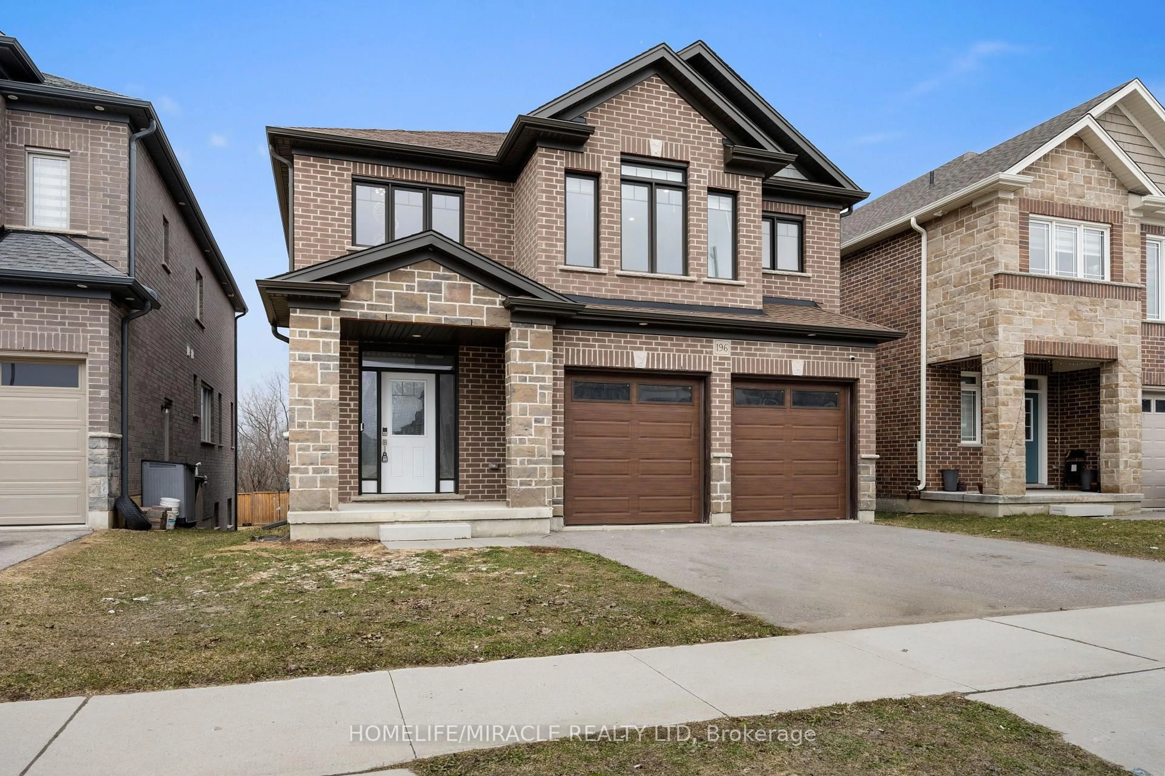 Home with brick exterior material, street for 196 Freure Dr, Cambridge Ontario N1S 0A9