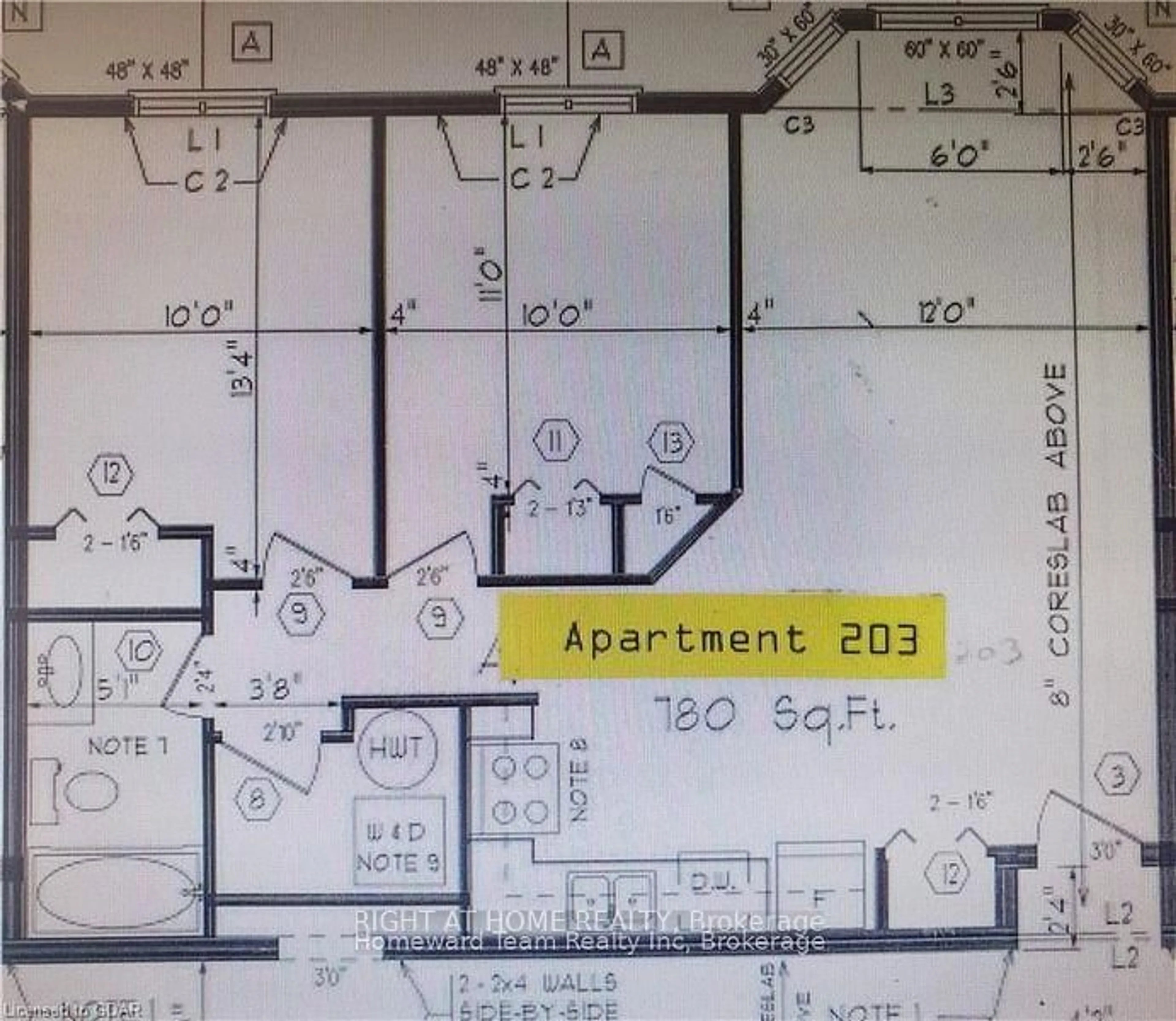 Floor plan for 264 Alma St #203, Guelph/Eramosa Ontario N0B 2K0