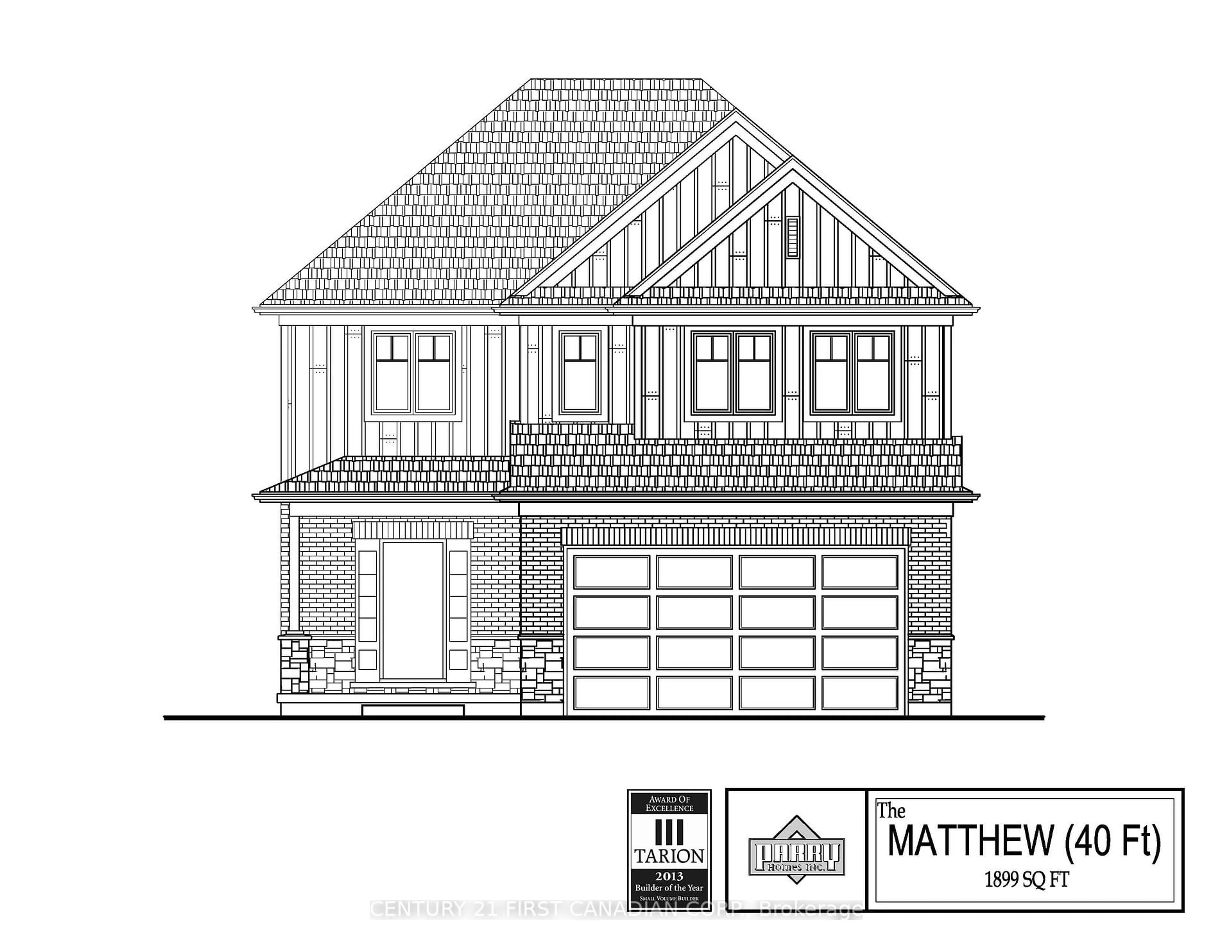 Home with brick exterior material, building for 115 Addison Ave, Lucan Biddulph Ontario N0M 2J0