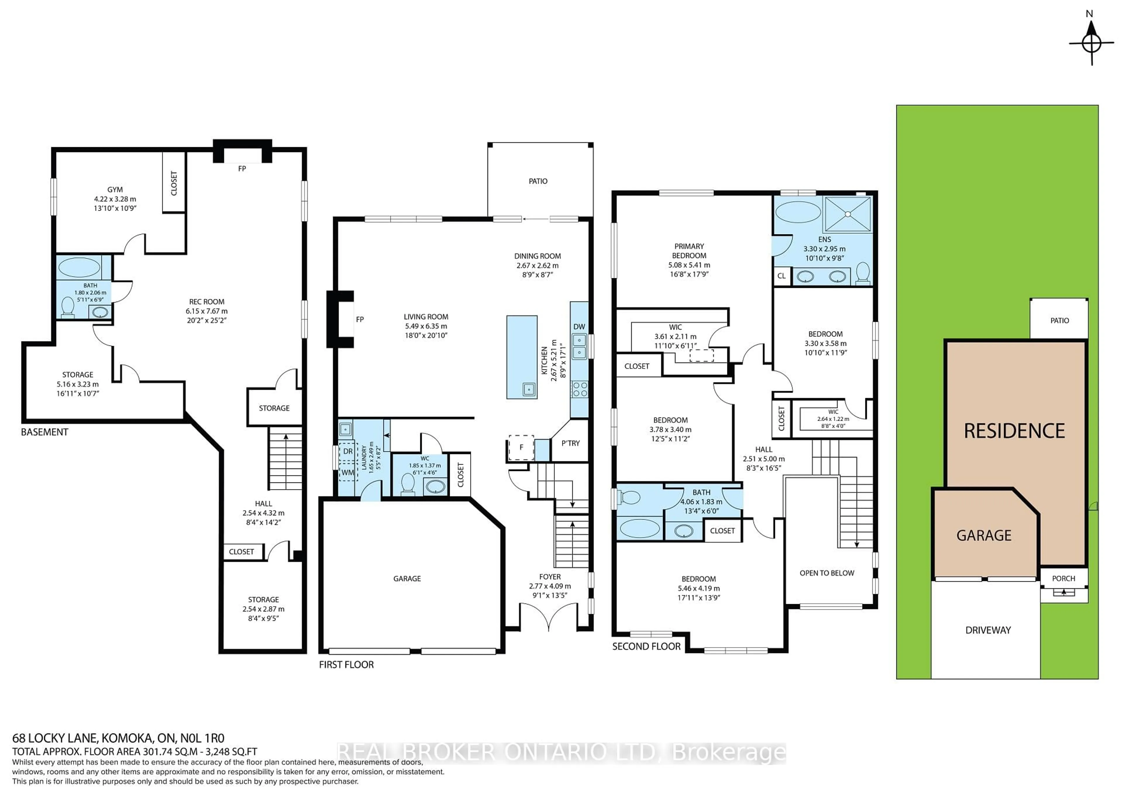 Floor plan for 68 Locky Lane, Middlesex Centre Ontario N0L 1R0
