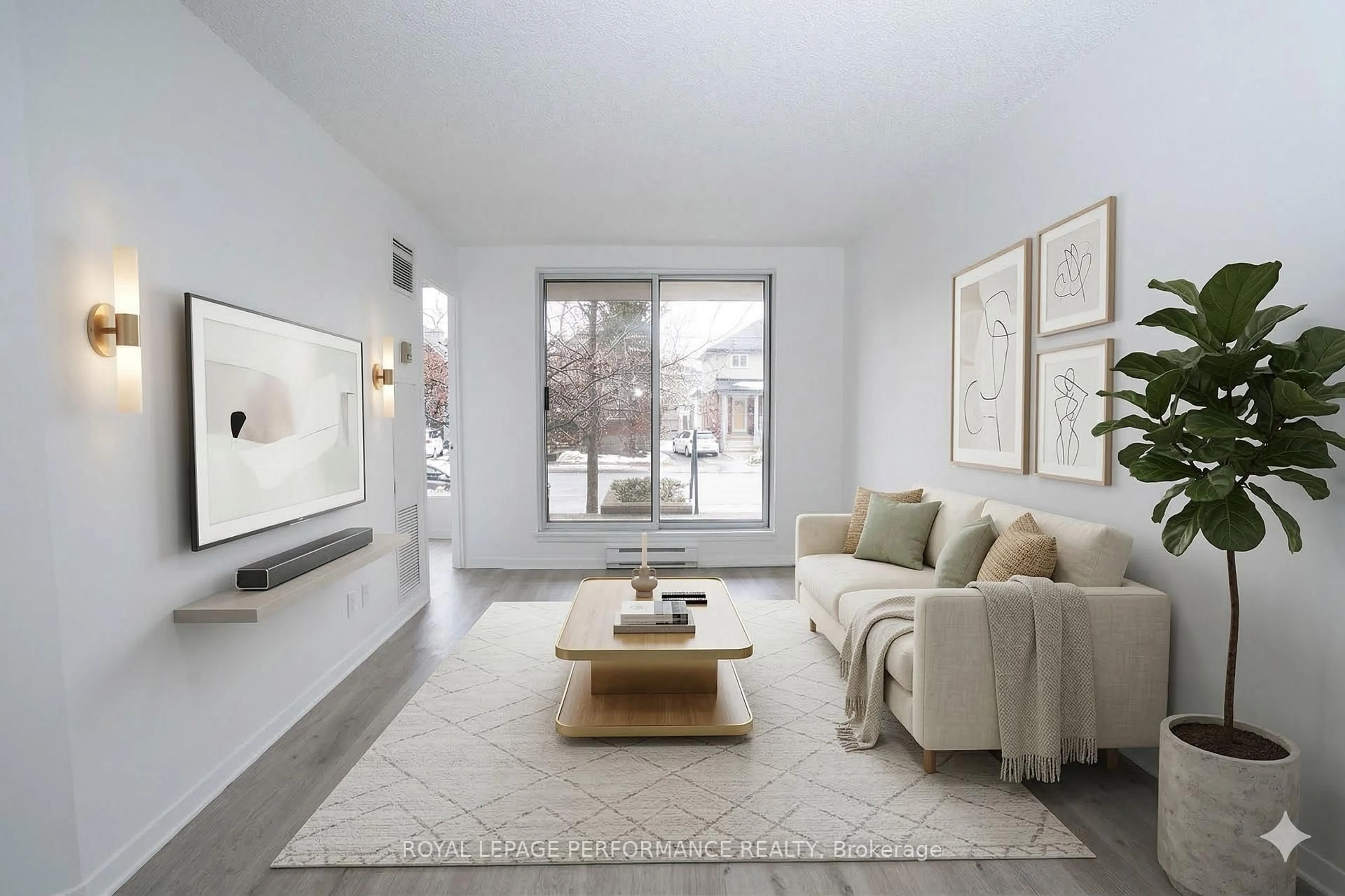 Living room with furniture, unknown for 45 Holland Ave #102, Ottawa Ontario K1Y 4S3