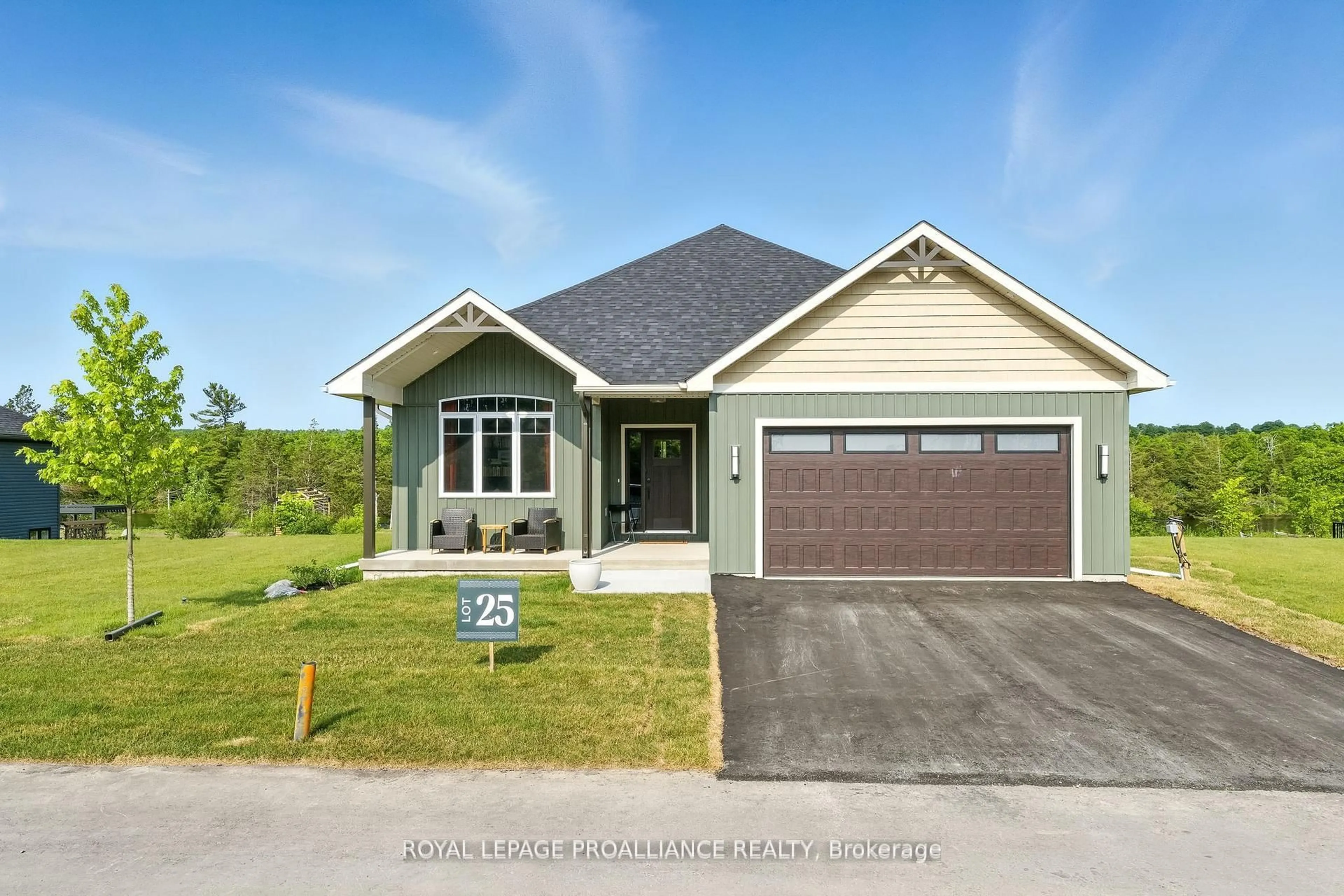 Home with vinyl exterior material, street for Lot 25 River Rapids Rd, Hastings Ontario K0K 2C0