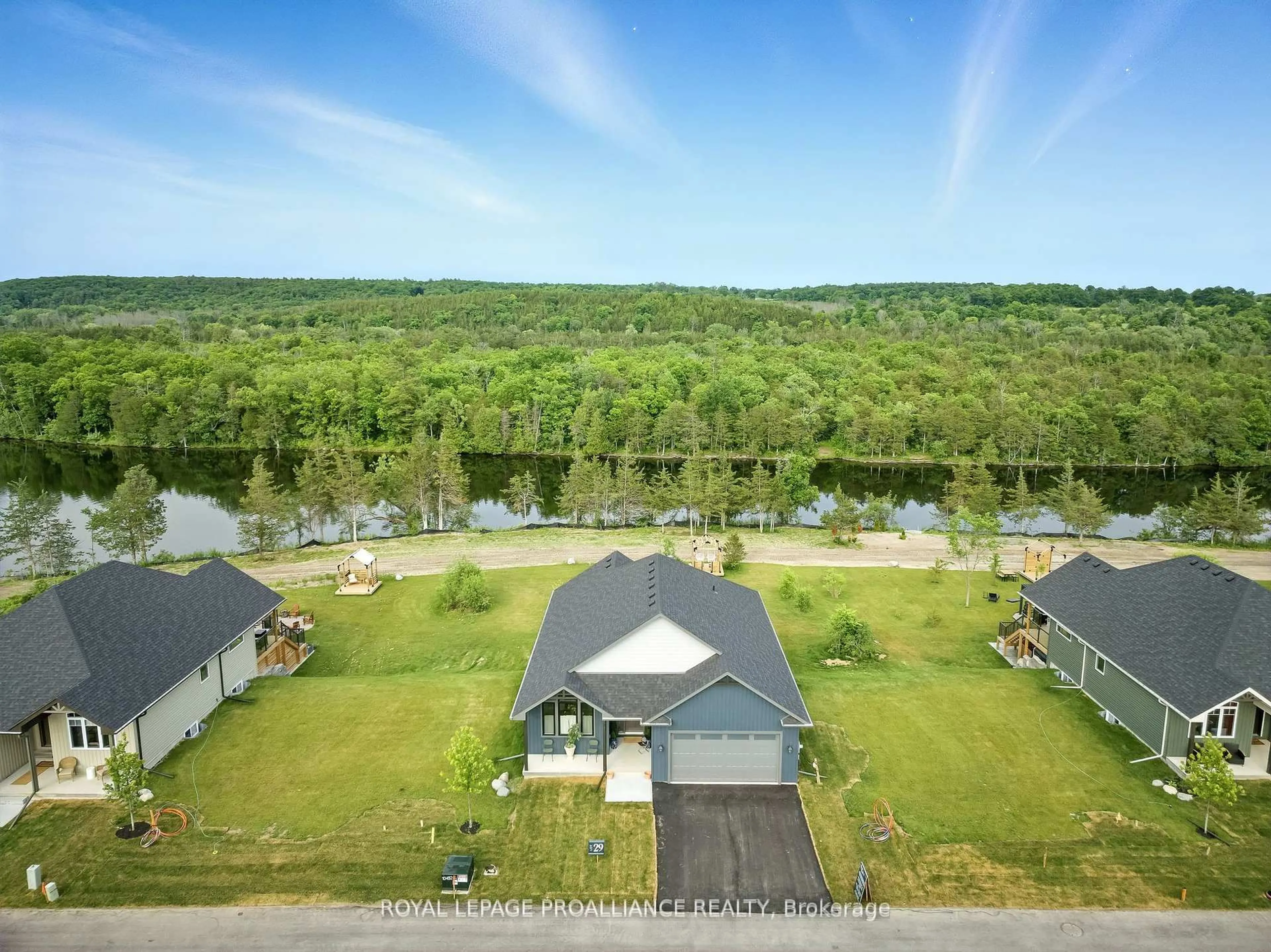 A pic from outside/outdoor area/front of a property/back of a property/a pic from drone, forest/trees view for Lot 29 River Rapids Rd, Hastings Ontario K0K 2C0