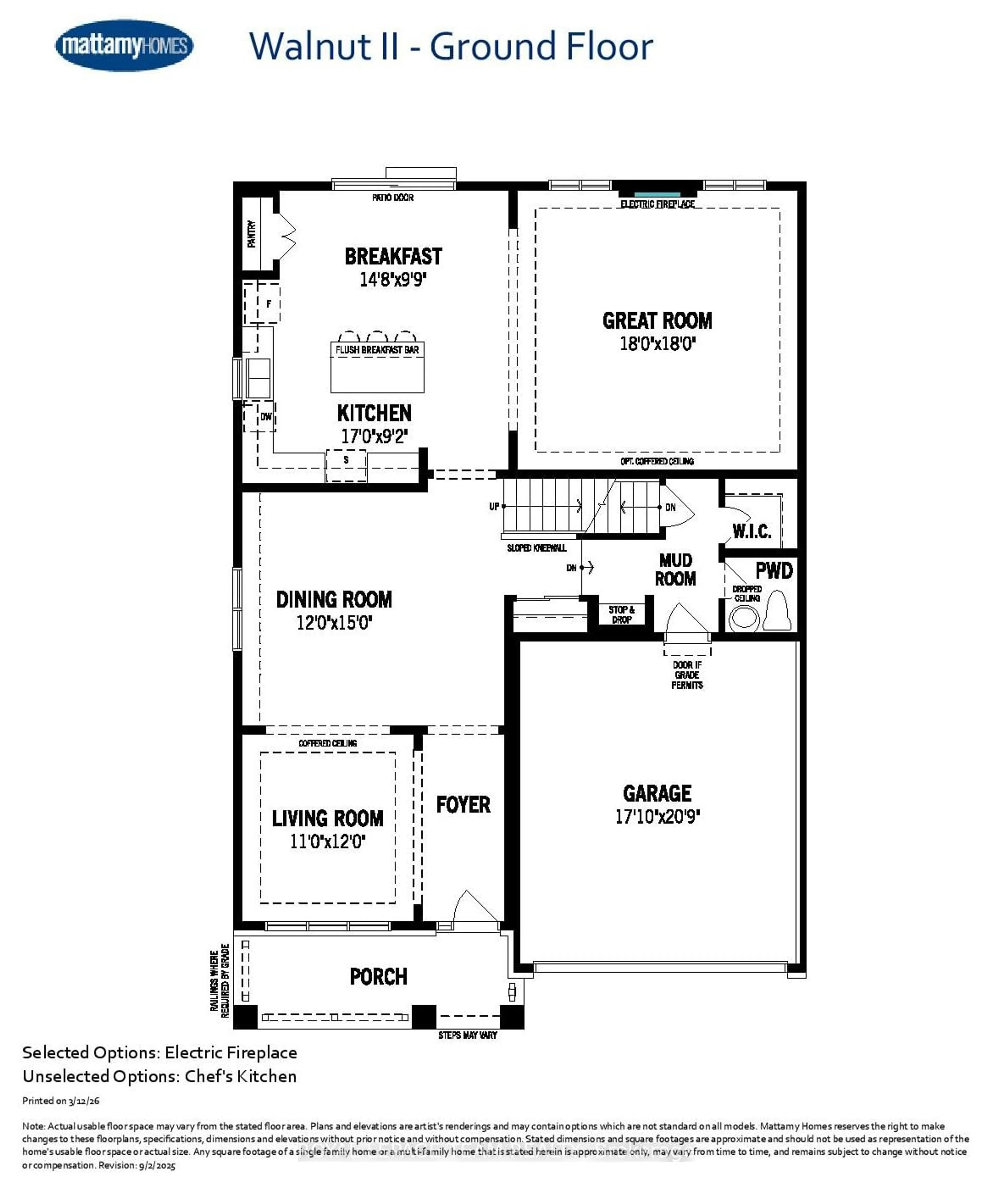 Floor plan for 1040 Charolais Pl, Richmond Ontario K0A 2Z0