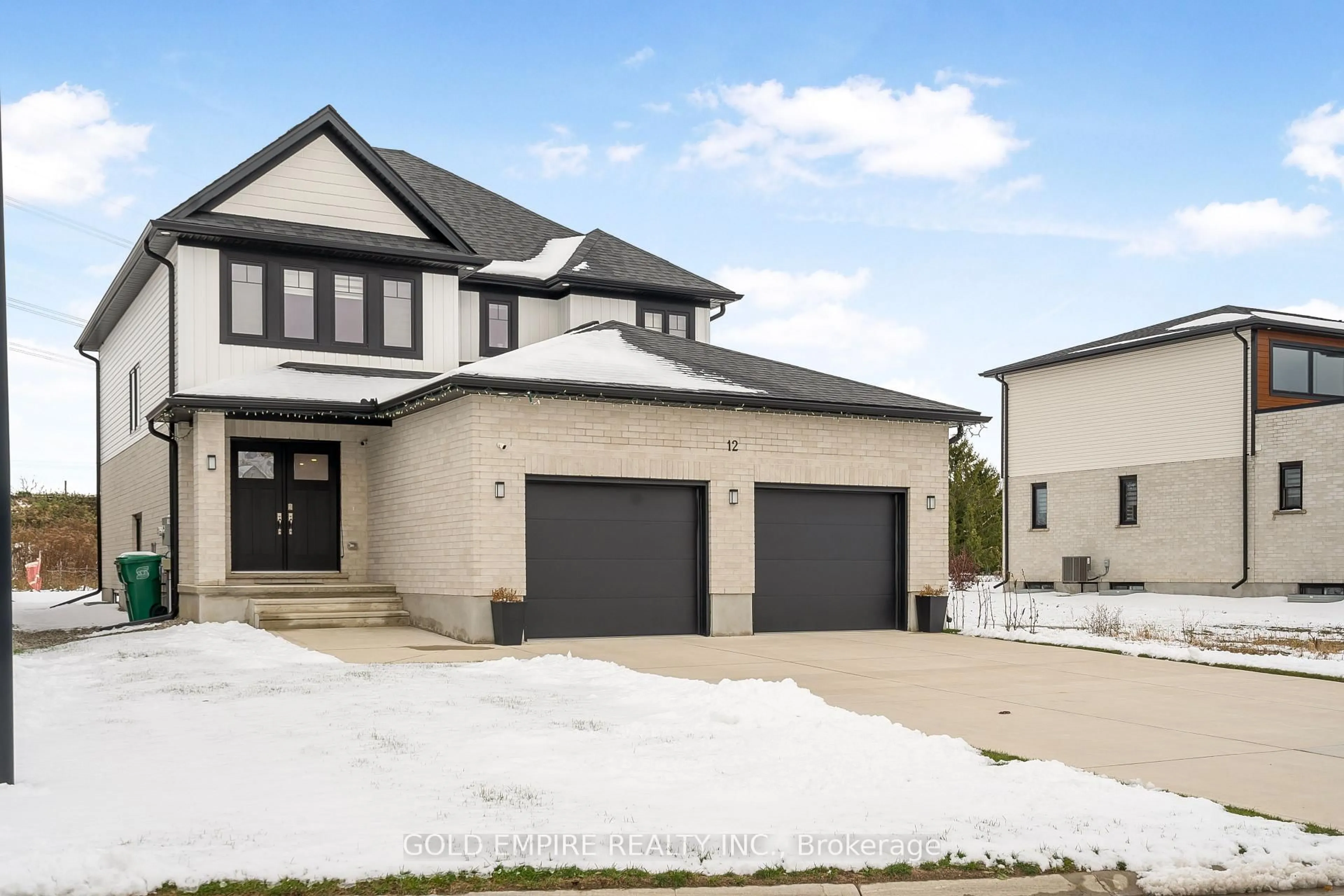 Home with brick exterior material, street for 12 REA Crt, Southwold Ontario N6L 1M1