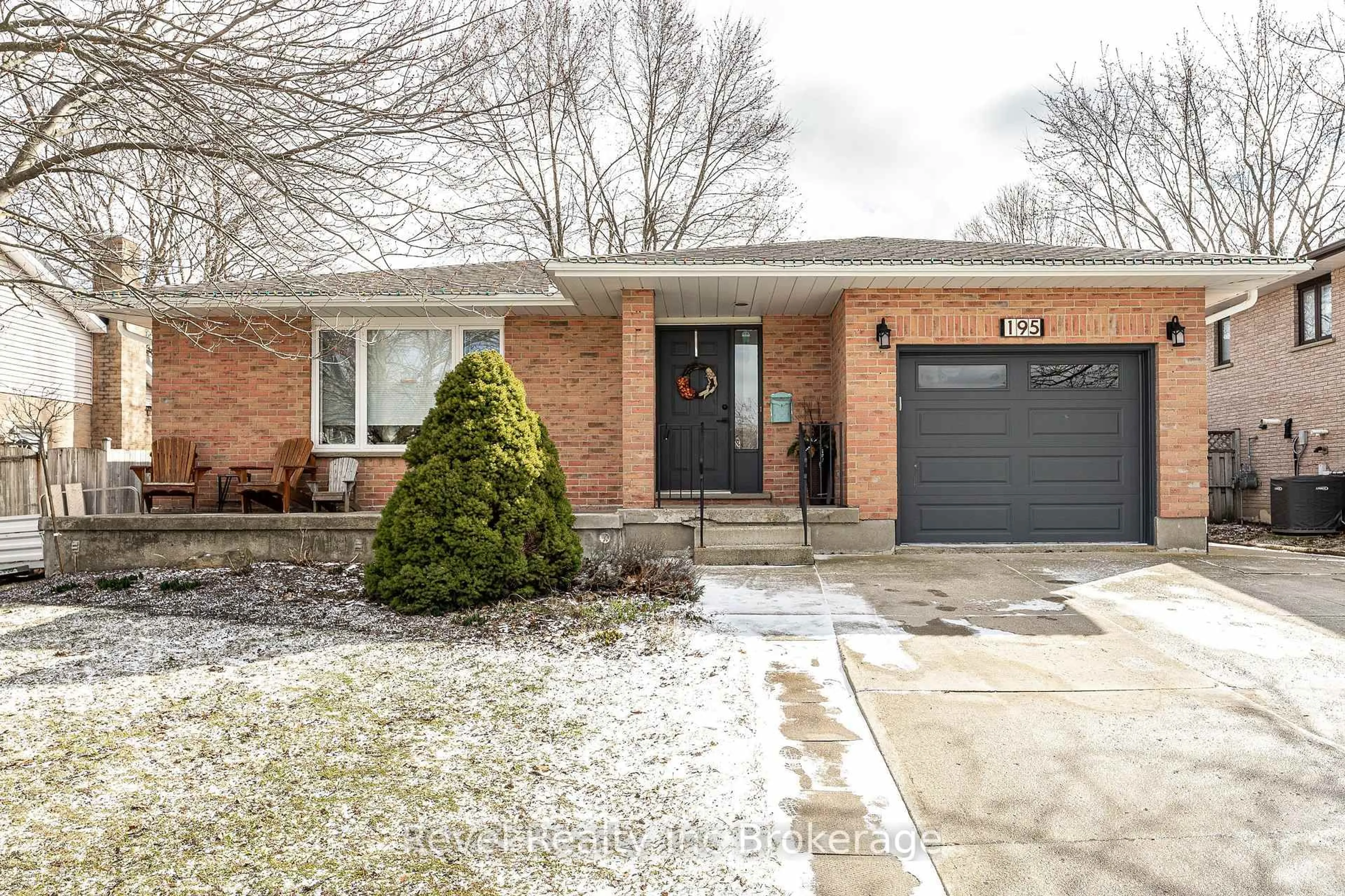Home with brick exterior material, street for 195 Freeland Dr, Stratford Ontario N4Z 1H2