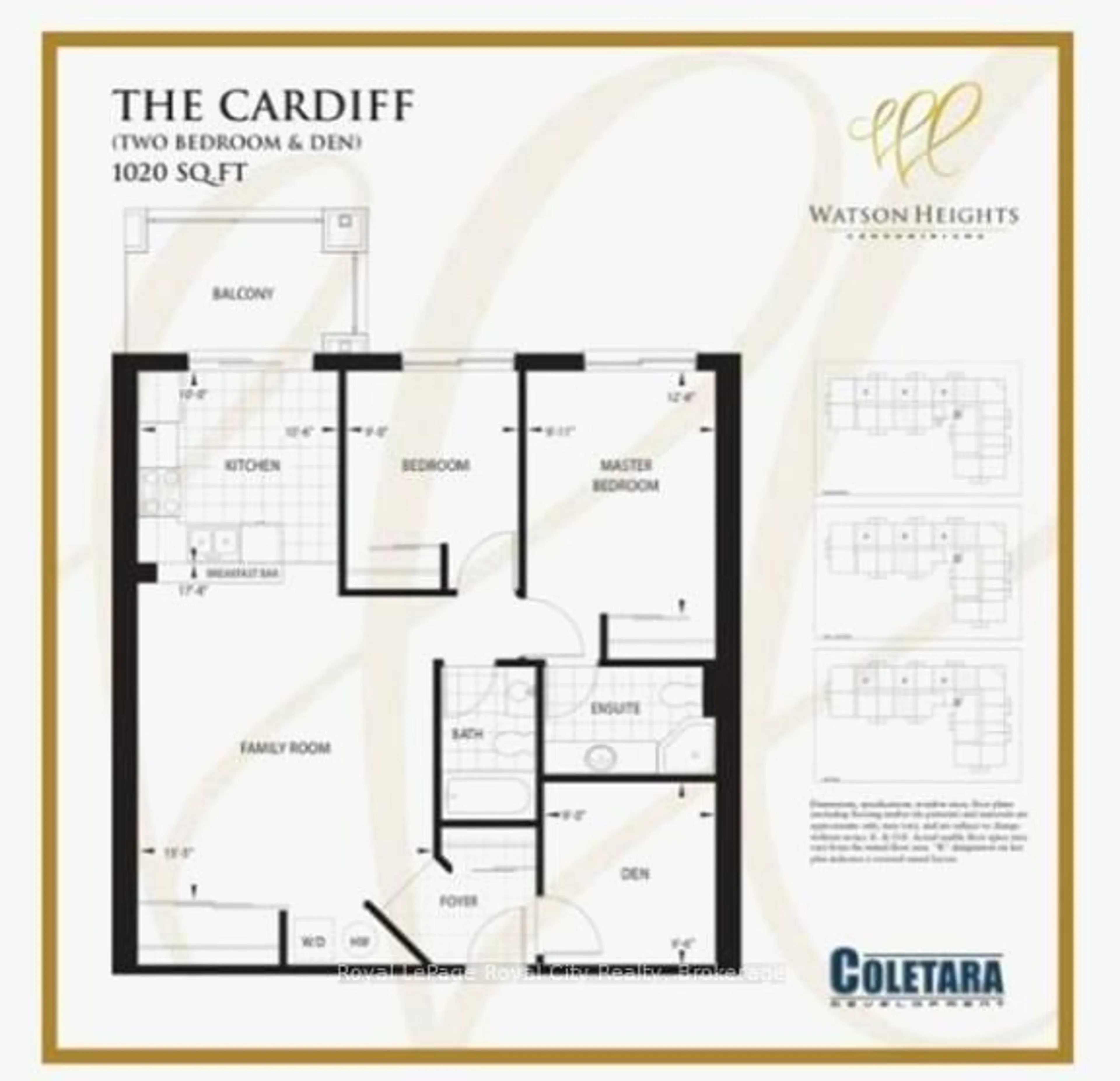 Floor plan for 308 Watson Pkwy #412, Guelph Ontario N1E 0G7