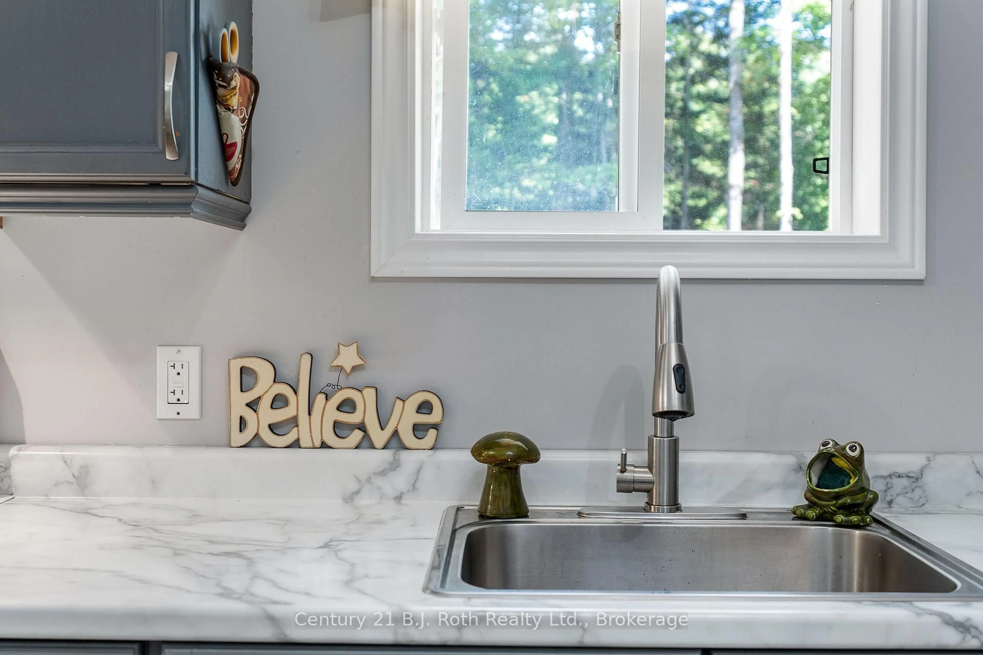 Contemporary kitchen, ceramic/tile floor for 12664 Haliburton County Road 503 Rd, Highlands East Ontario K0L 2Y0