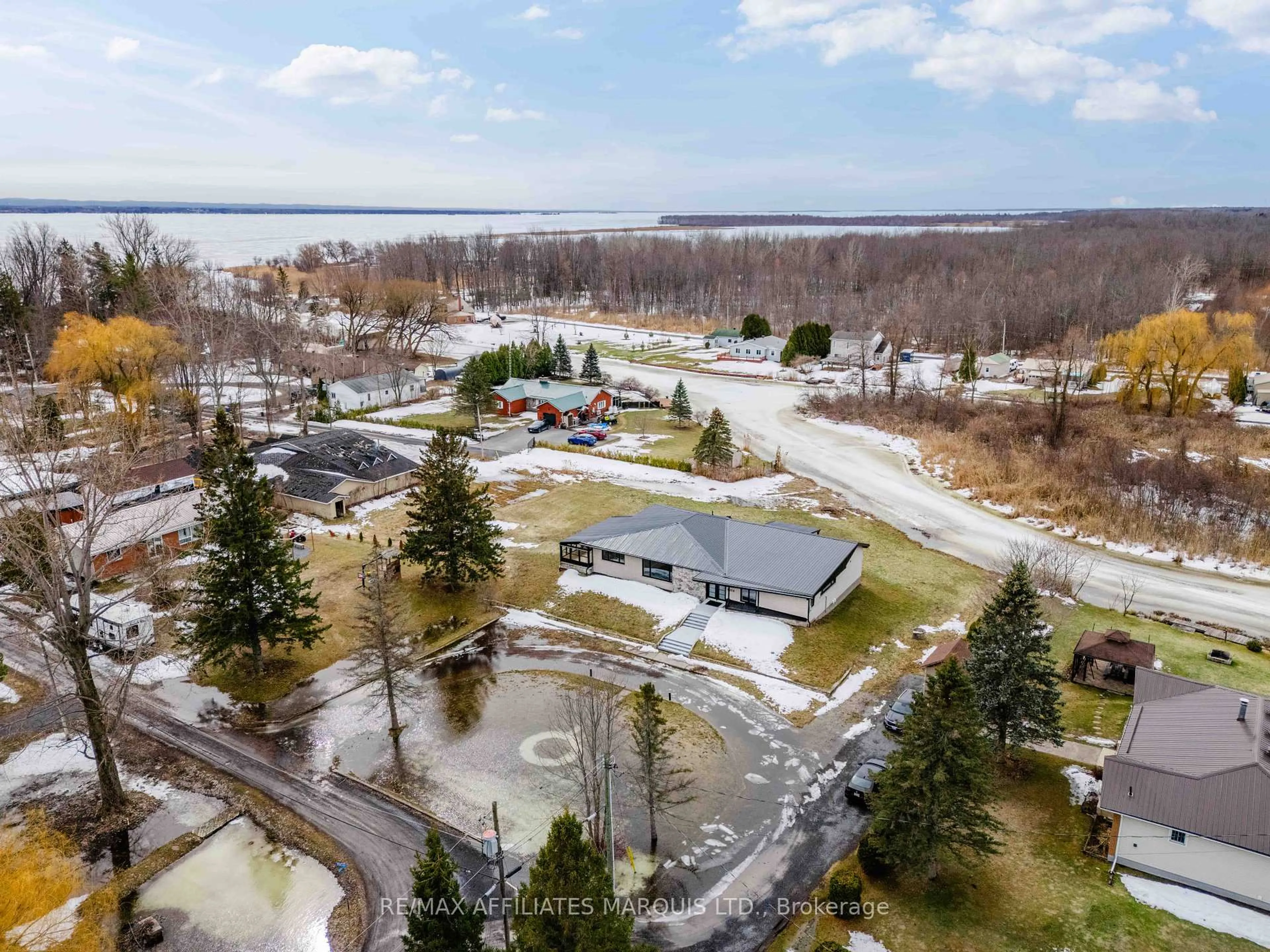 A pic from outside/outdoor area/front of a property/back of a property/a pic from drone, water/lake/river/ocean view for 6254 Poplar St, South Glengarry Ontario K0C 1E0