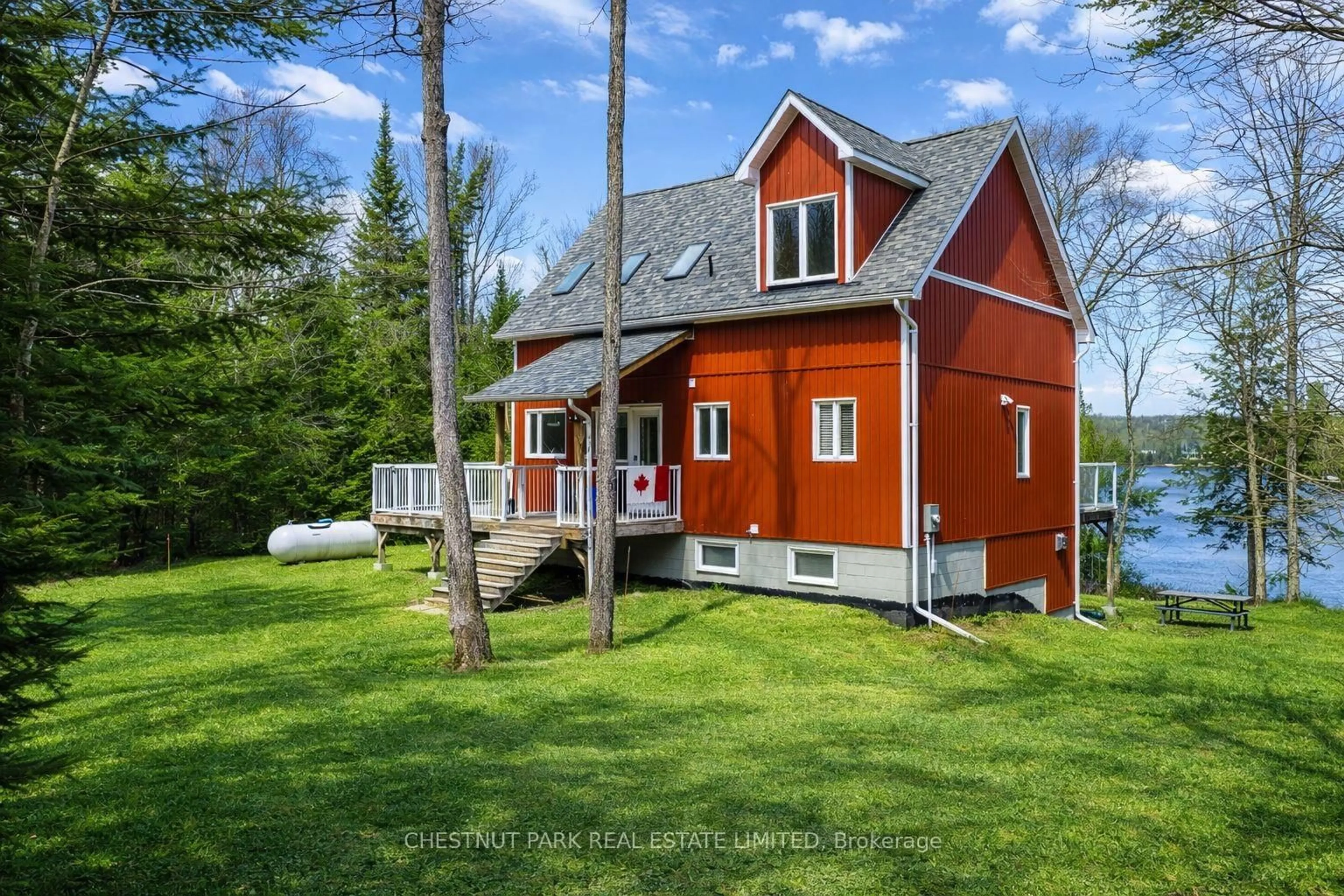 Home with vinyl exterior material, unknown for 1038 Stonehenge Lane, Highlands East Ontario K0L 1M0