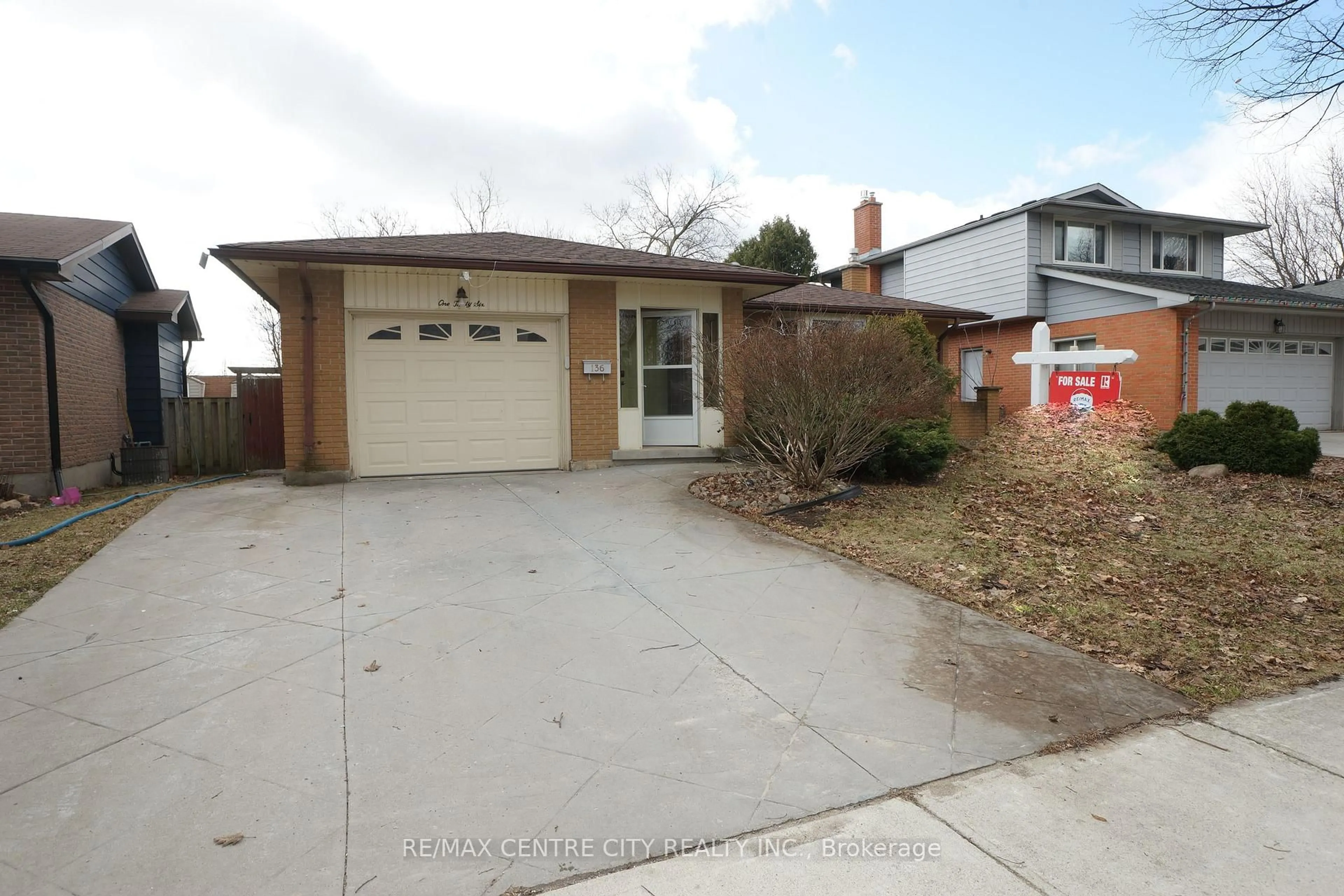 Home with brick exterior material, street for 136 Concord Cres, London North Ontario N6G 3H7