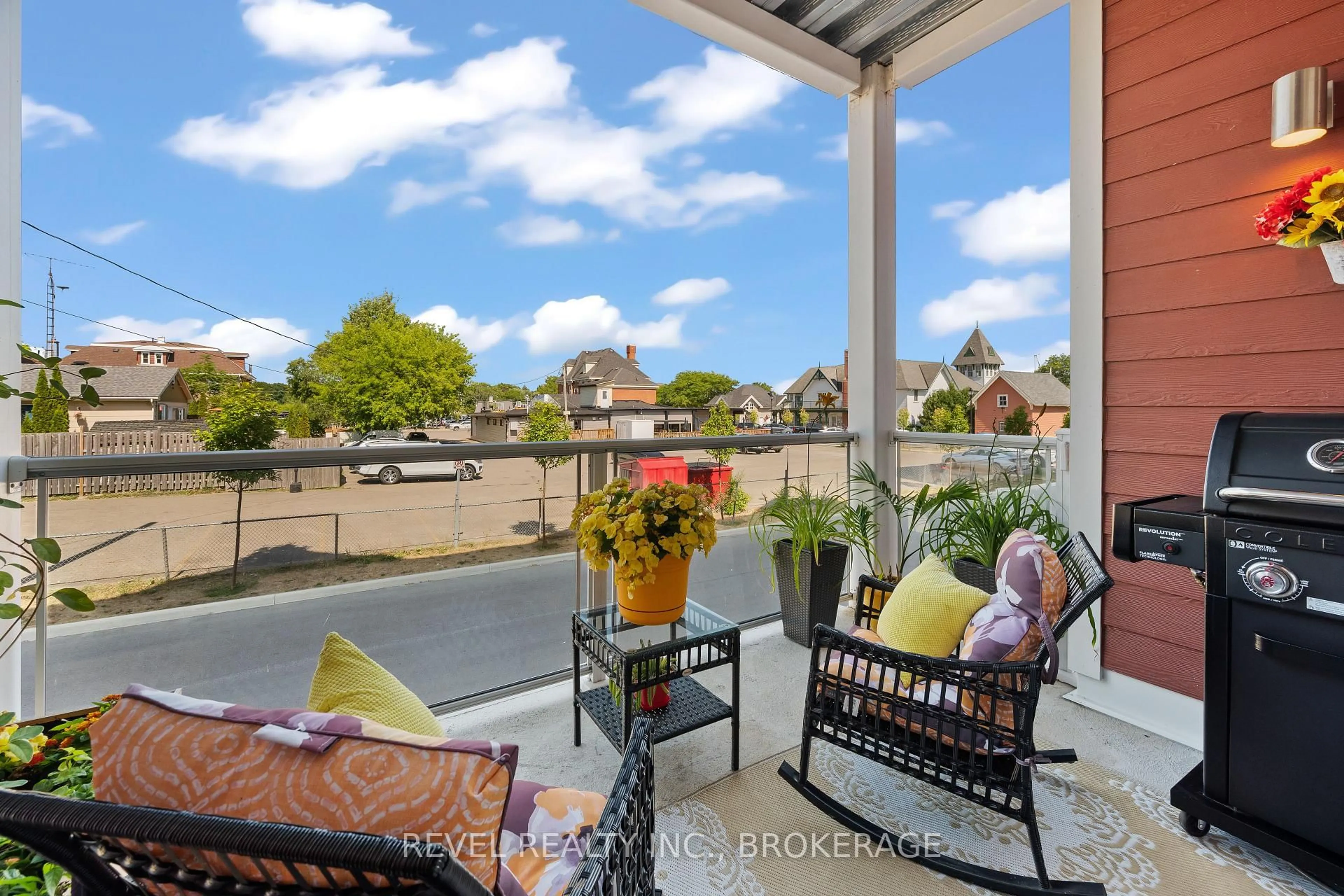 Patio, water/lake/river/ocean view for 130 Water St #14, Gananoque Ontario K7G 0A8