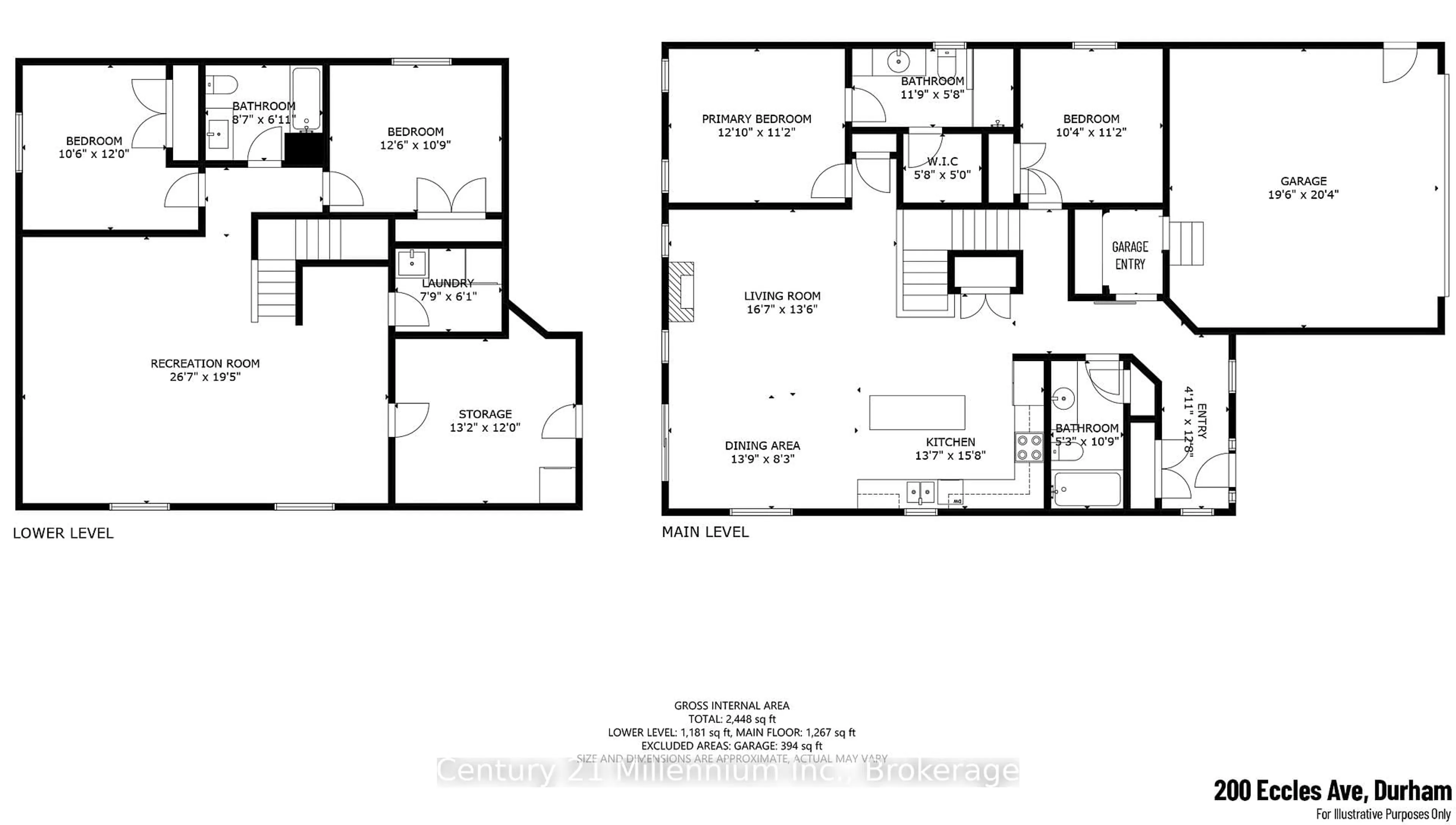 Floor plan for 200 Eccles Ave, West Grey Ontario N0G 1R0