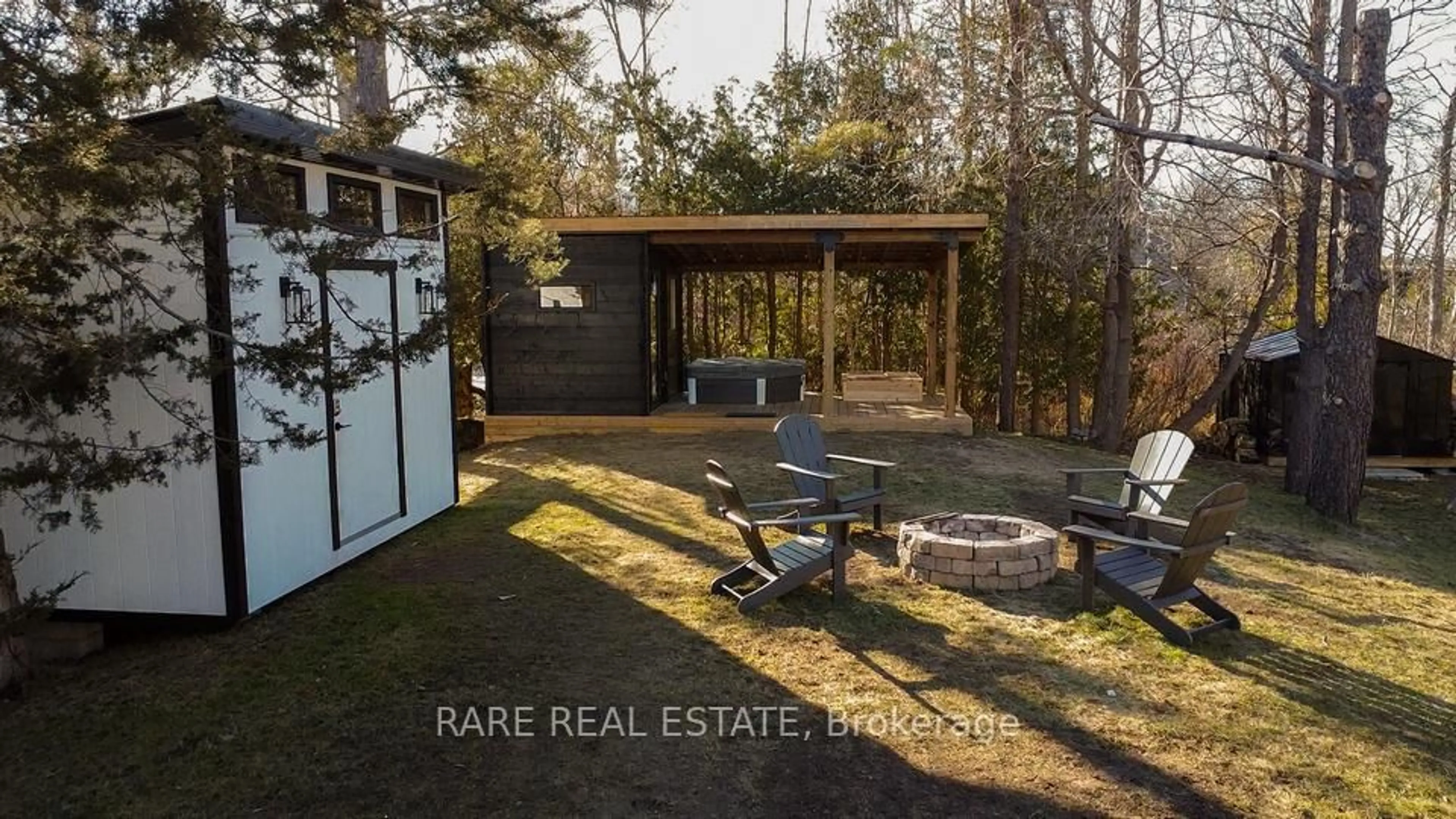 A pic from outside/outdoor area/front of a property/back of a property/a pic from drone, water/lake/river/ocean view for 162 Blue Mountain Dr, Blue Mountains Ontario L9Y 0K9