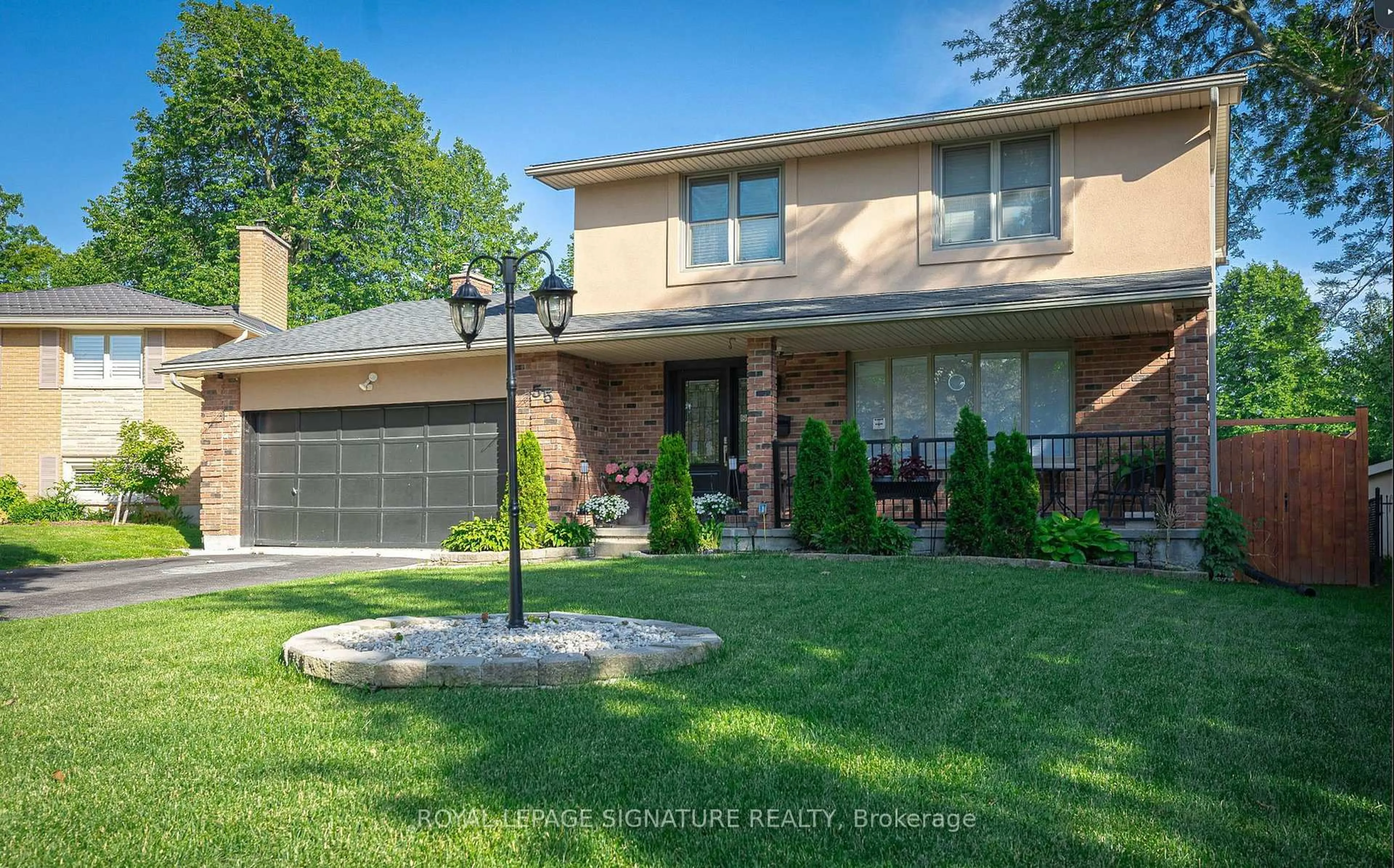Home with brick exterior material, street for 55 Wentworth Crt, London South Ontario N6J 3W5