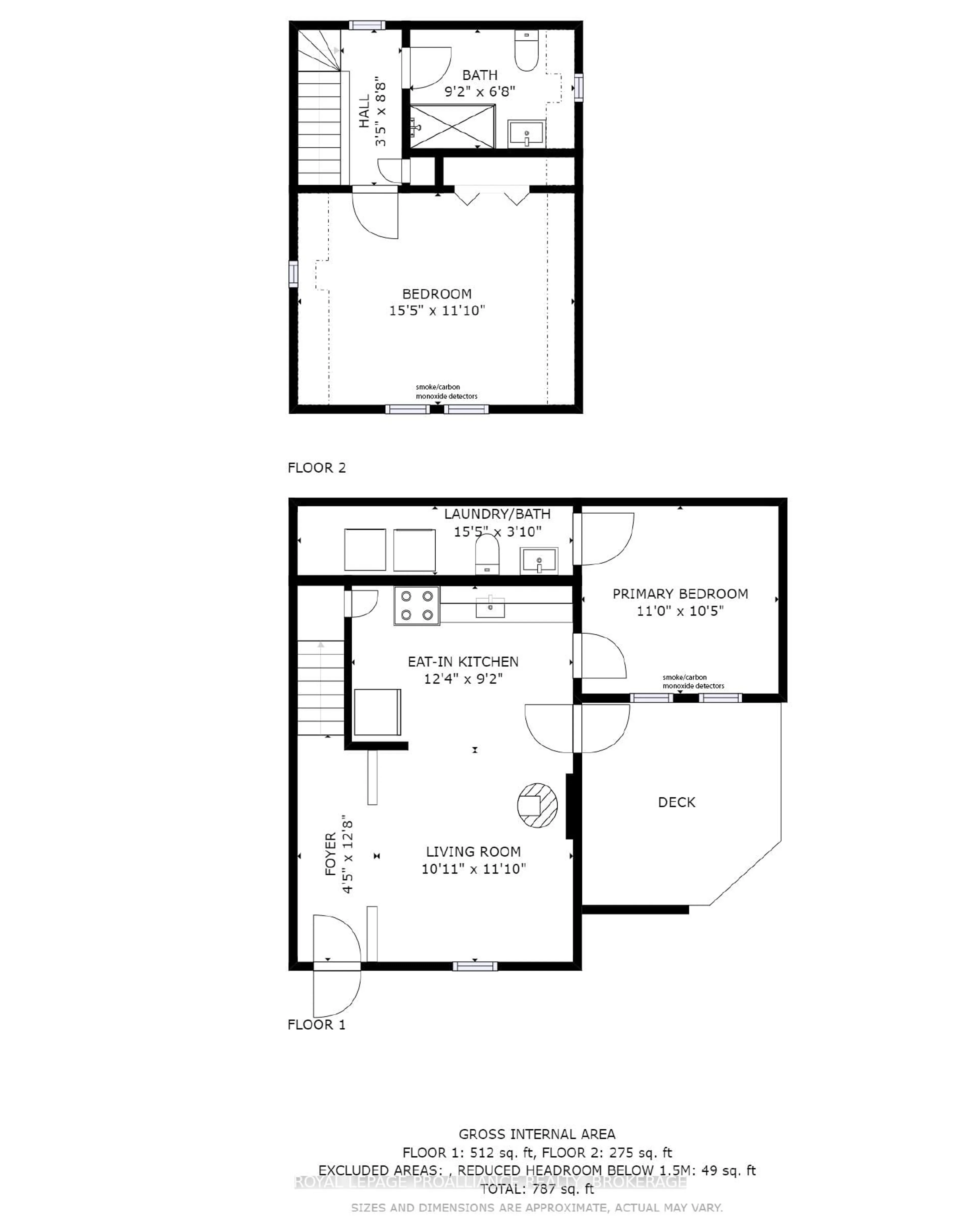 Floor plan for 160A Bagot St, Kingston Ontario K7L 3E8