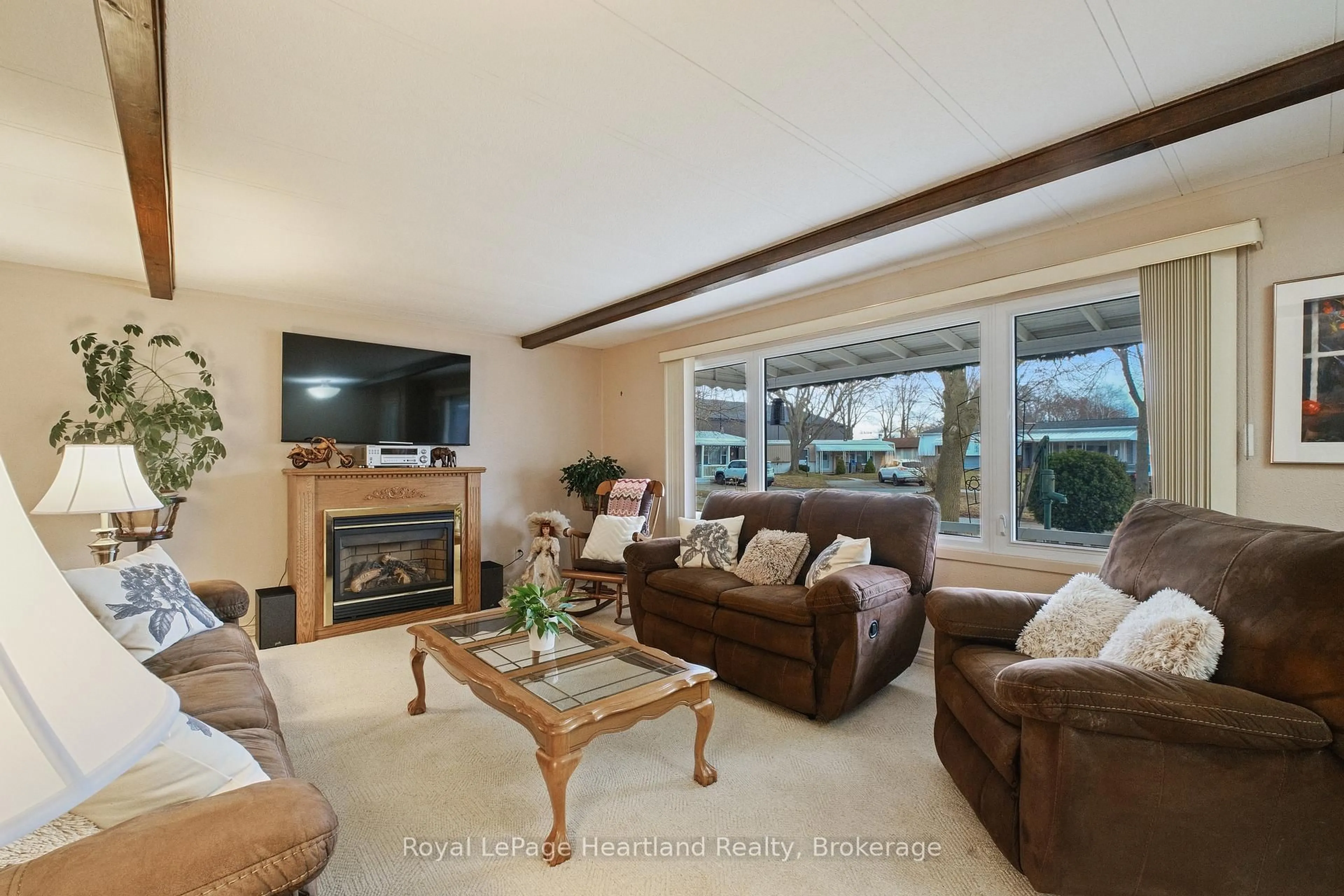 Living room with furniture, unknown for 13 Cypress Point Cres, South Huron Ontario N0M 1T0