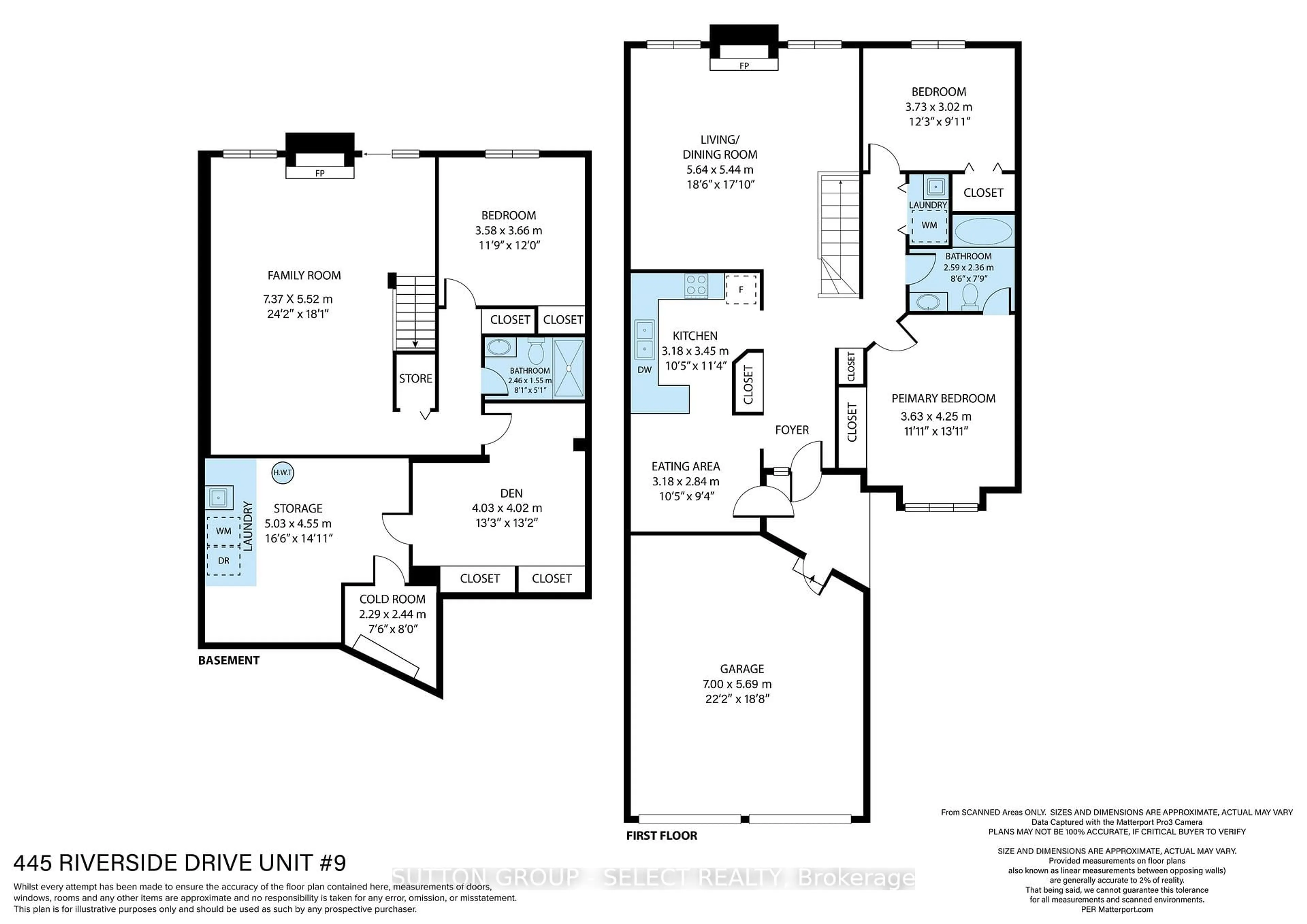 Floor plan for 445 Riverside Dr #9, London North Ontario N6H 2R8