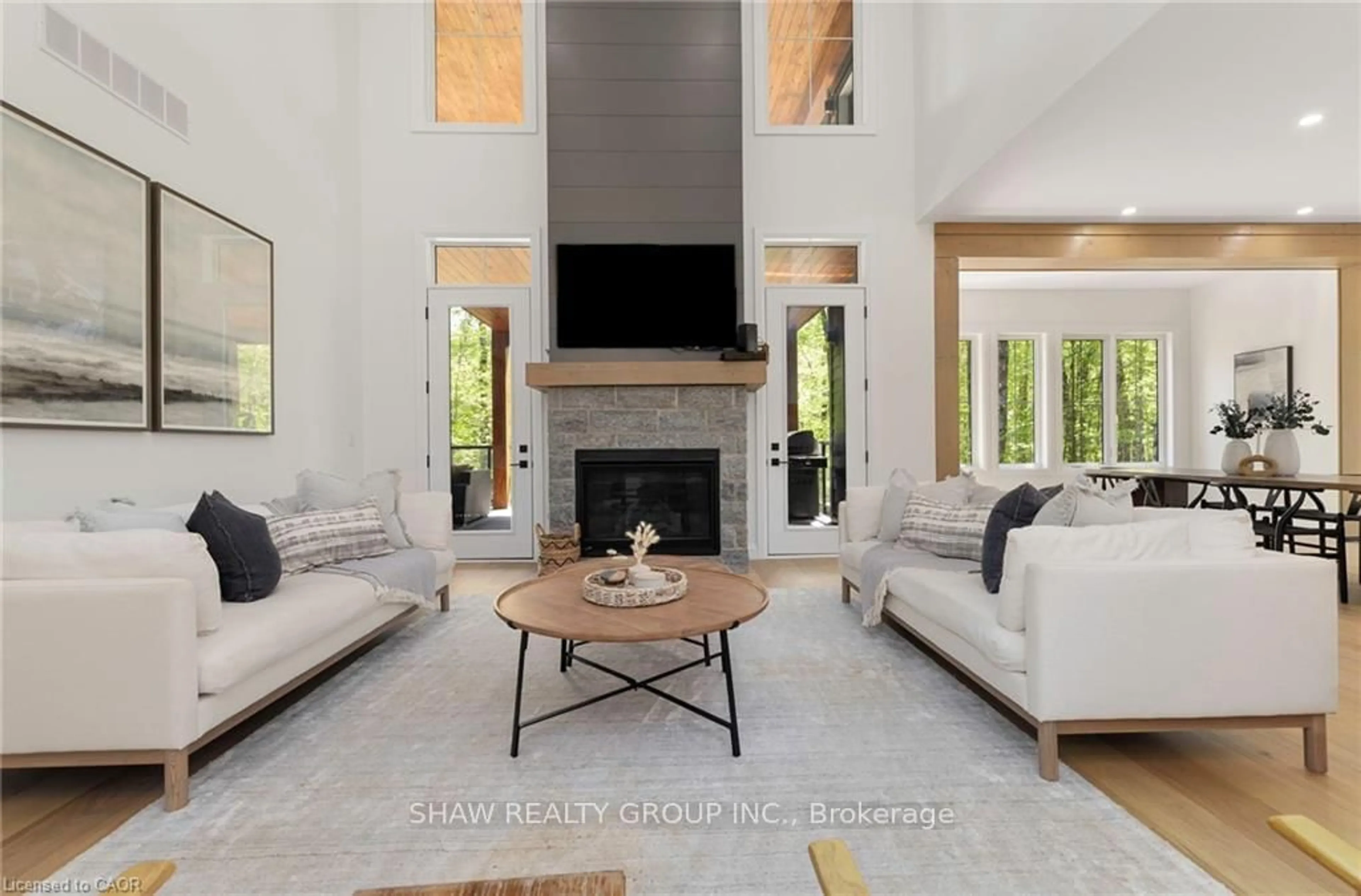 Living room with furniture, unknown for 14 St Georges Crt, Huntsville Ontario P1H 1A5