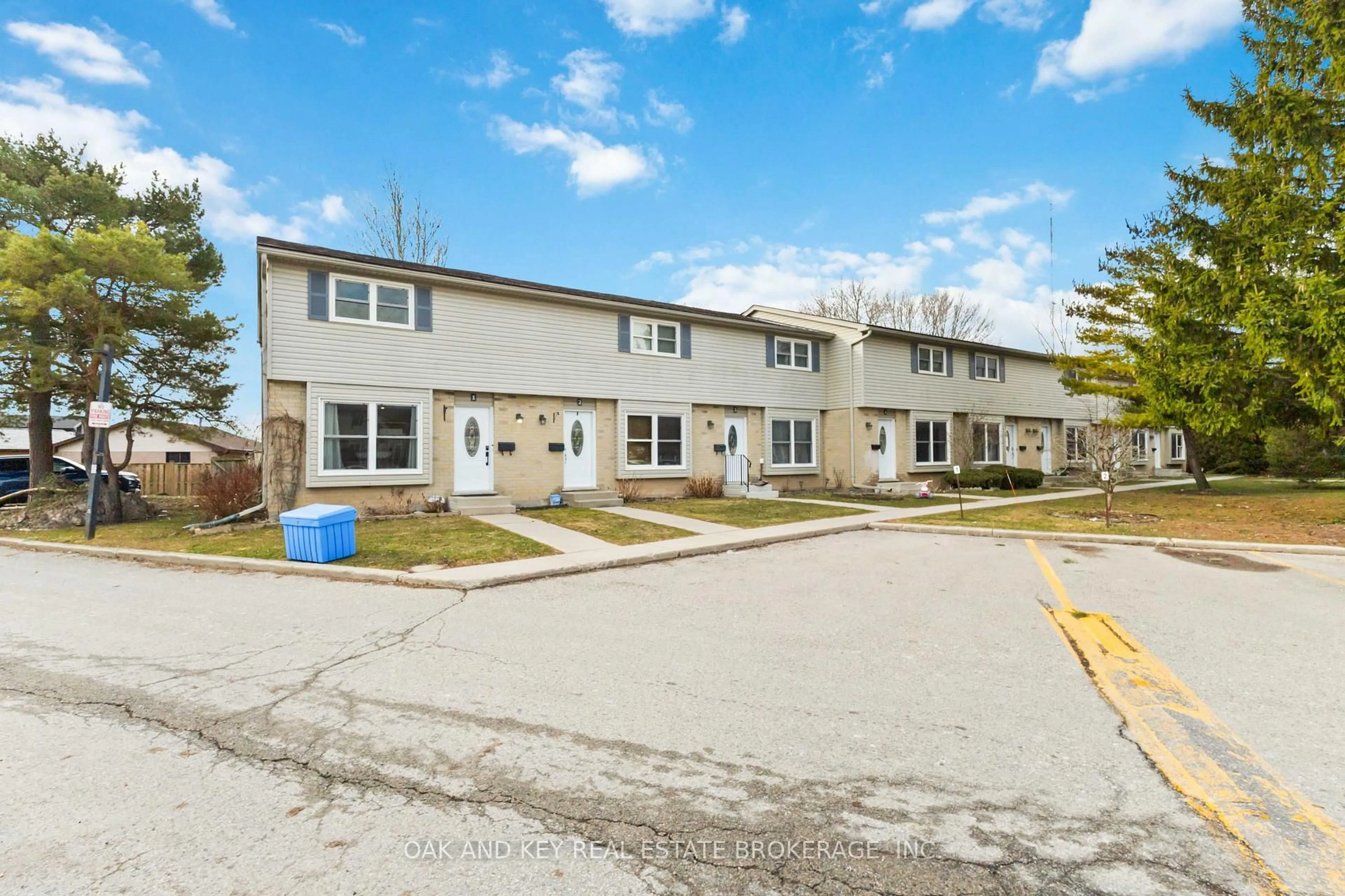 A pic from outside/outdoor area/front of a property/back of a property/a pic from drone, street for 101 Highview Ave #1, London South Ontario N6C 5G4