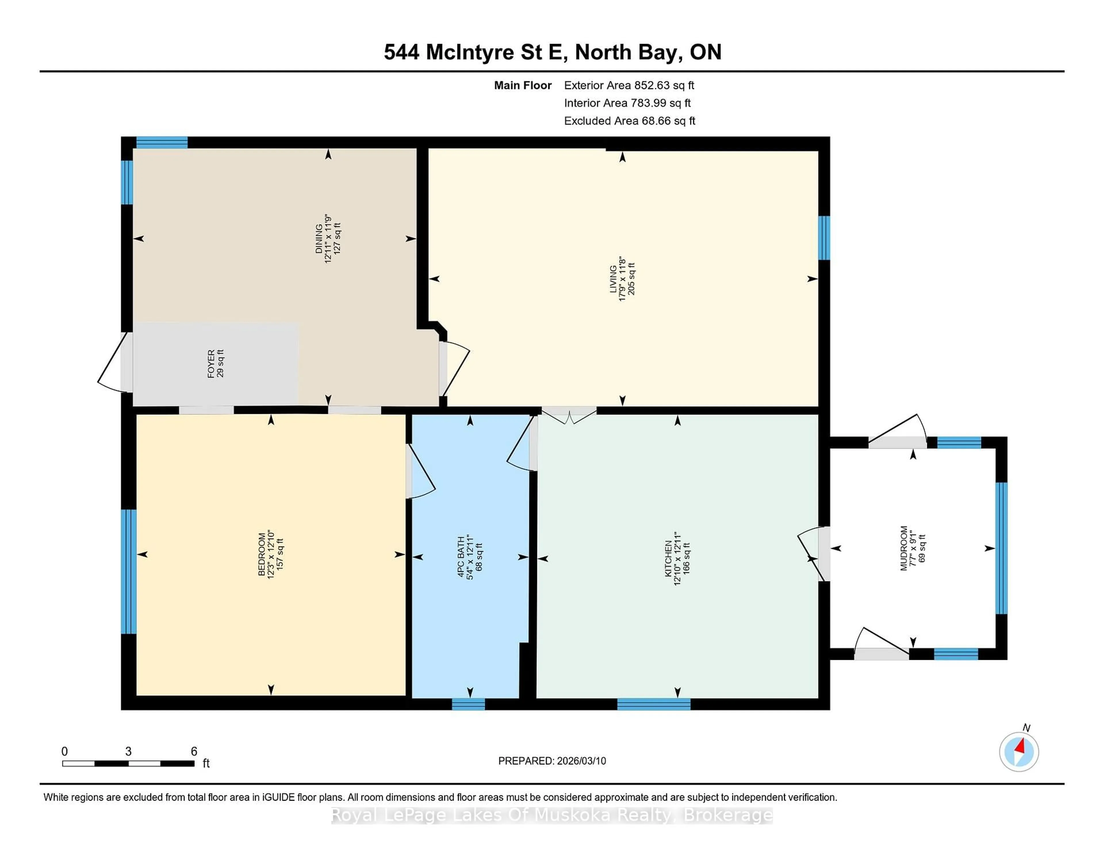 Floor plan for 544 McIntyre St, North Bay Ontario P1B 1E3