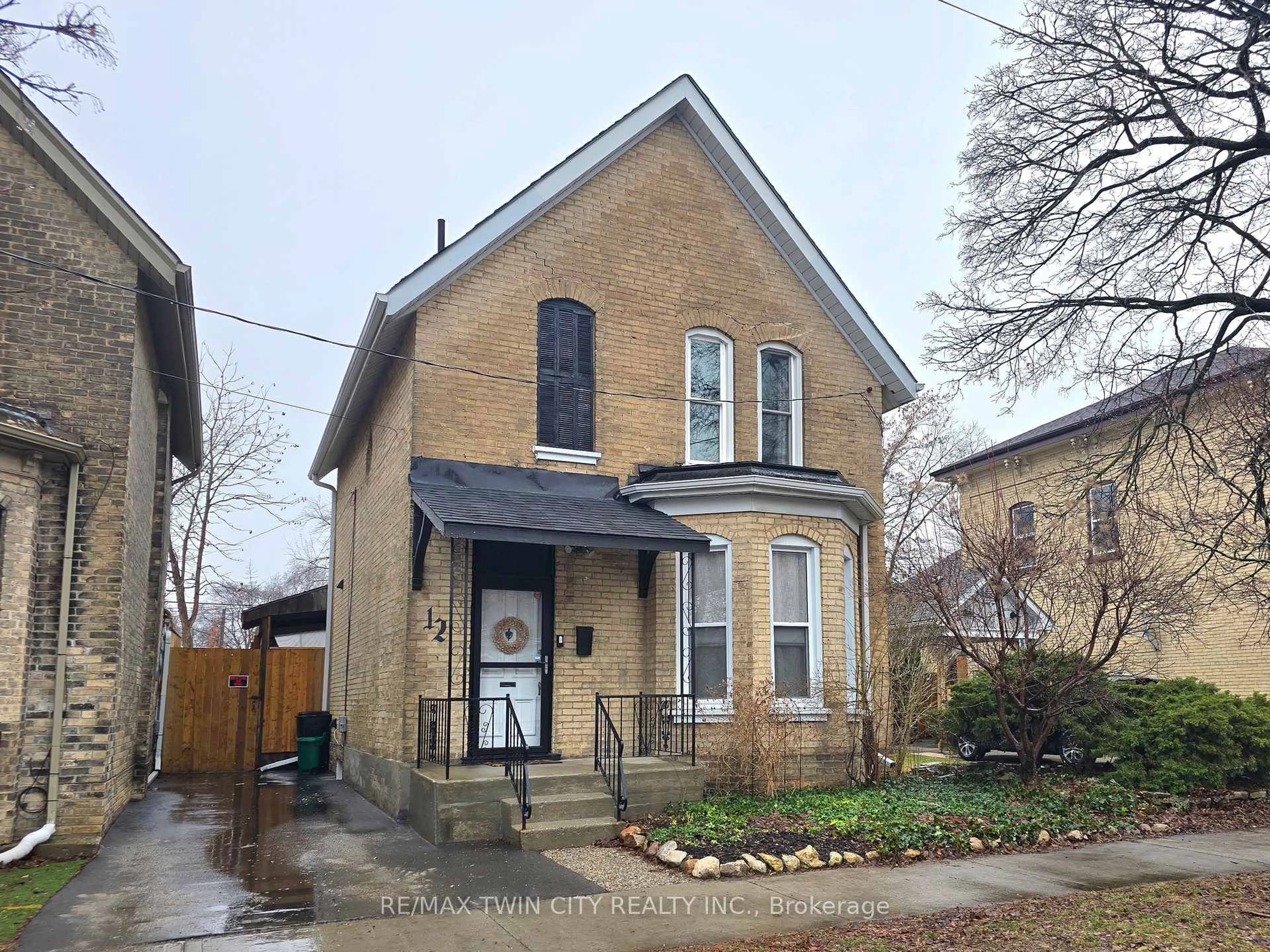 Home with brick exterior material, street for 12 Pearl St, Brantford Ontario N3T 3N4