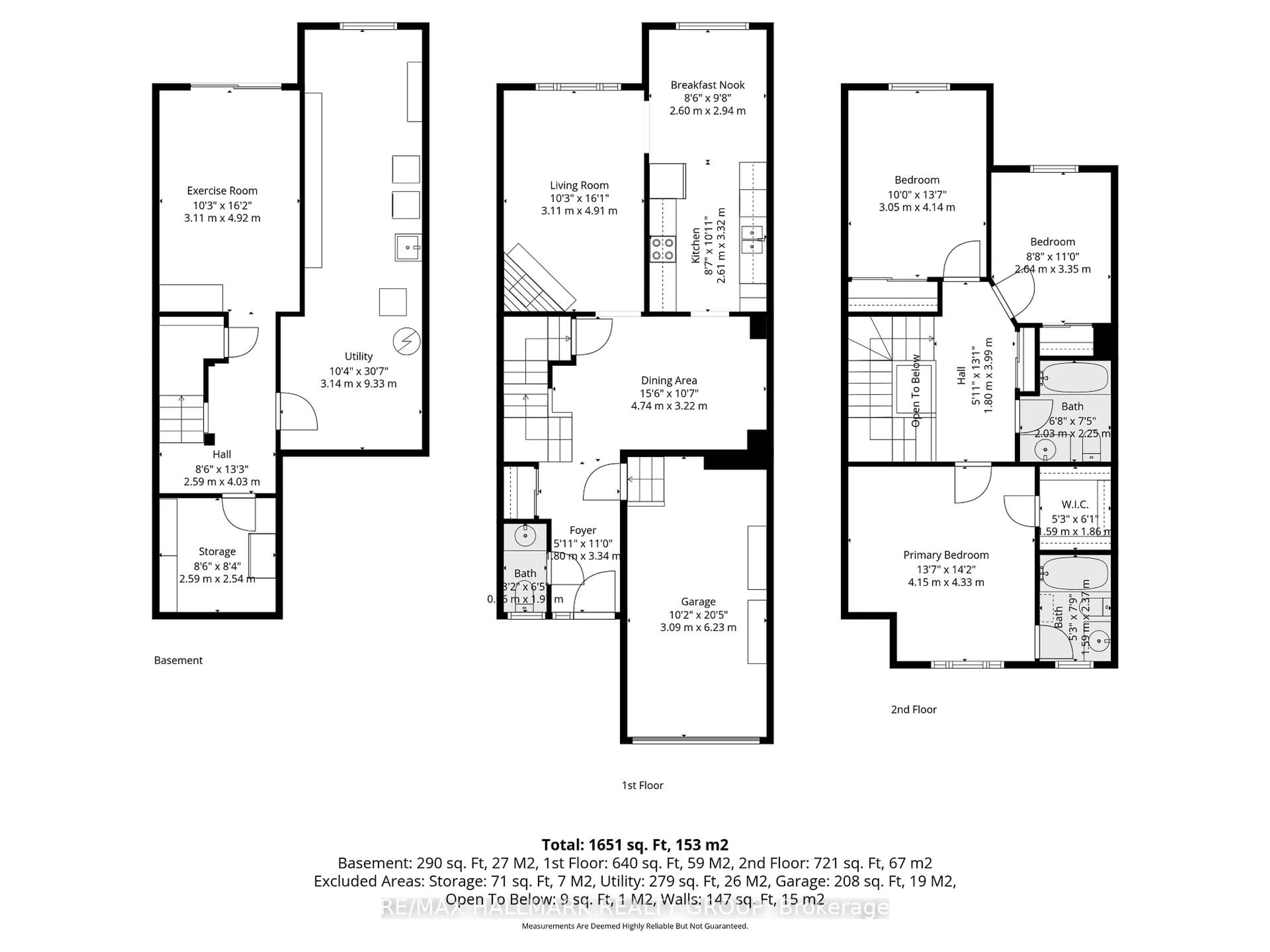 Floor plan for 36 Cedarock Dr, Ottawa Ontario K2M 2H6