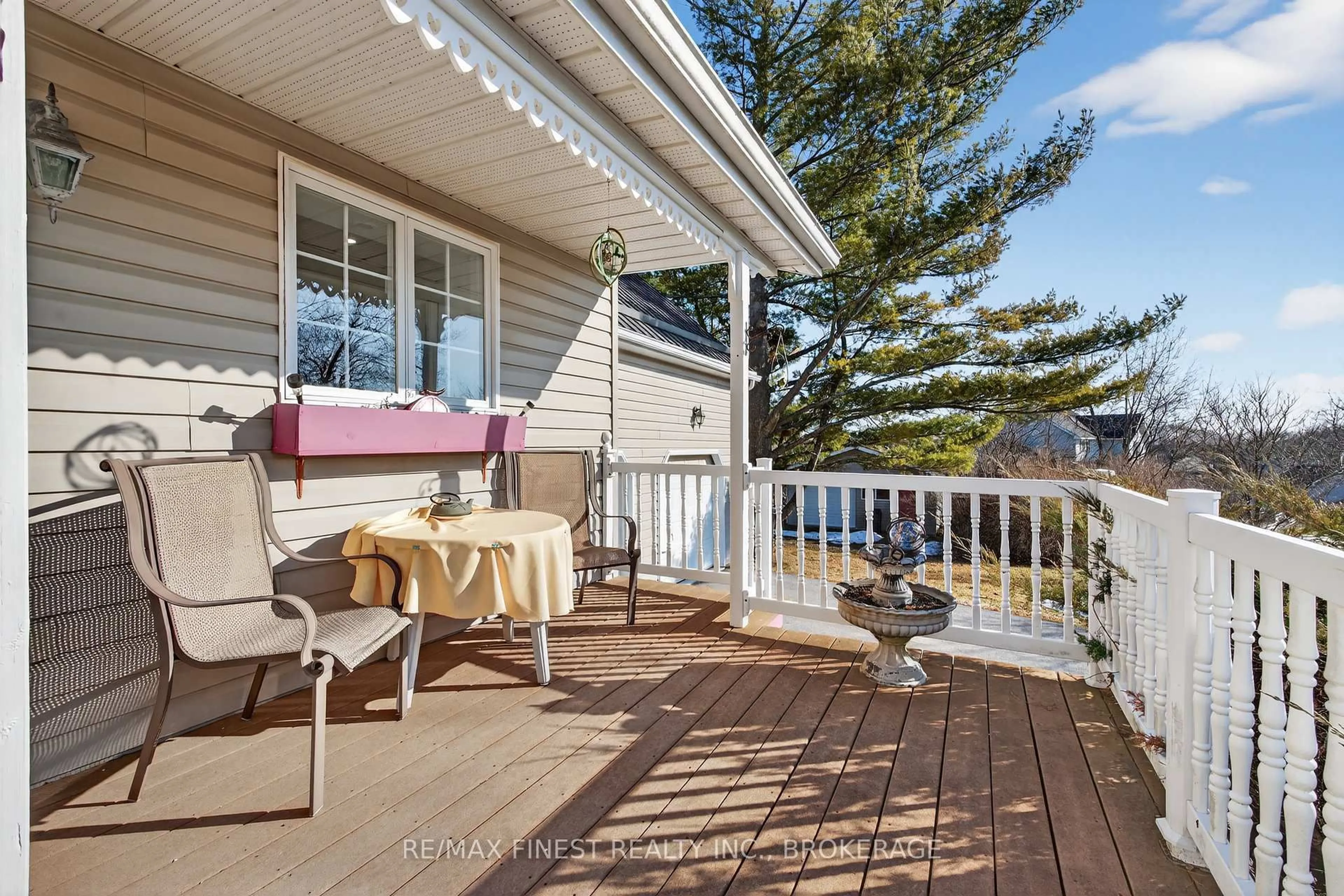 Patio, water/lake/river/ocean view for 4602 Deer Run Way, Sydenham Ontario K0H 2T0