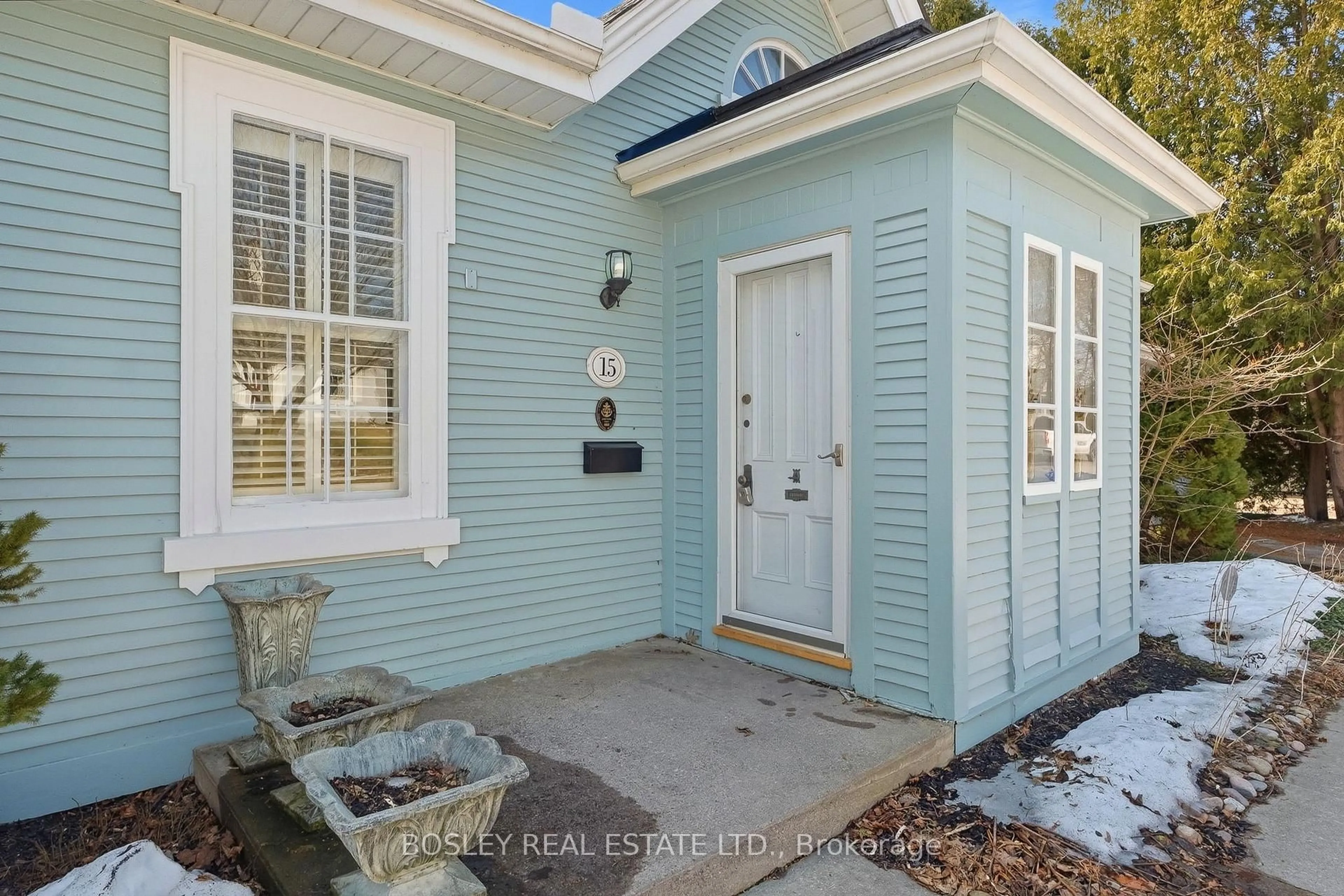 Home with vinyl exterior material, street for 15 Baldwin St, Port Hope Ontario L1A 1S2