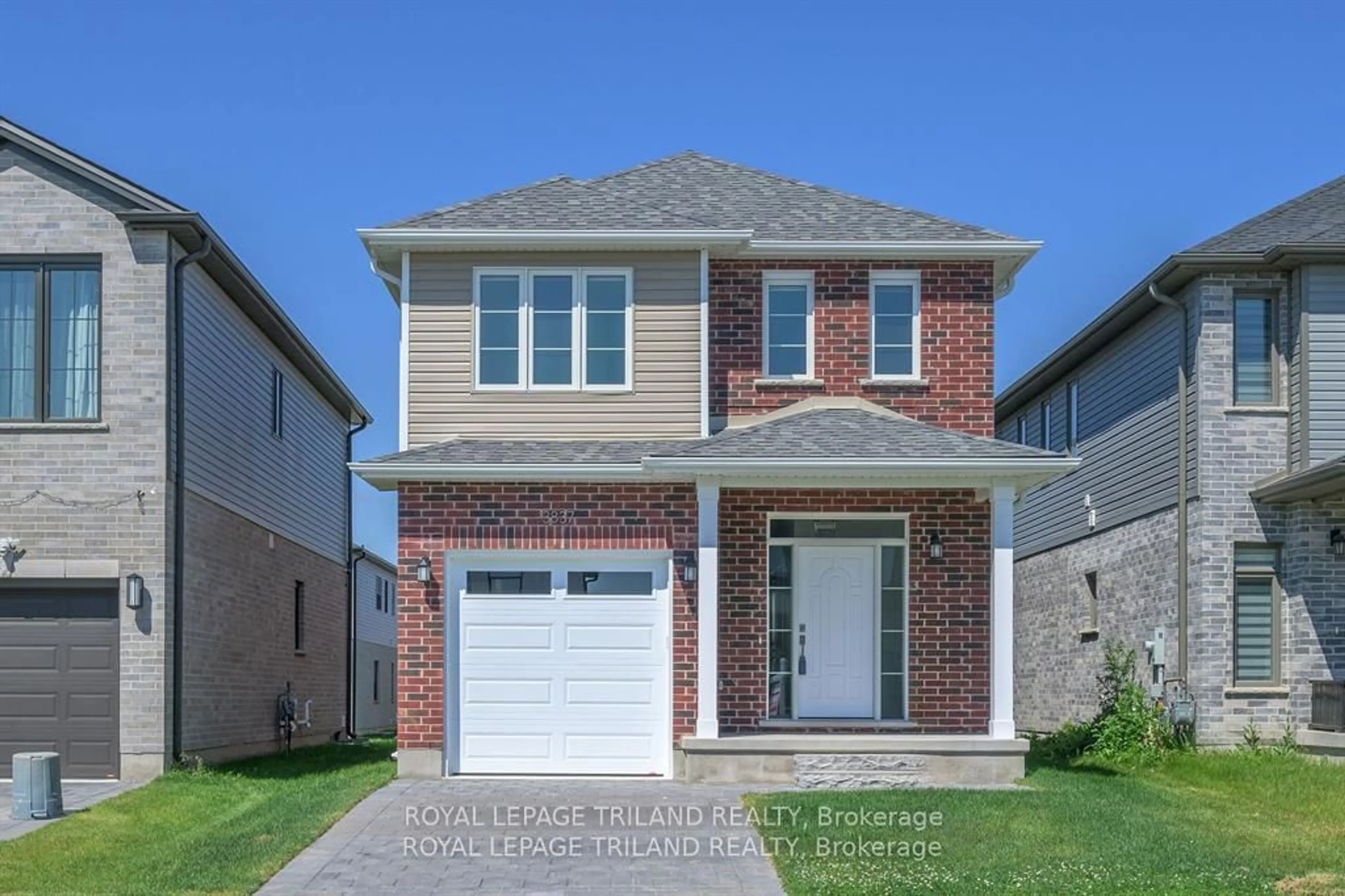 Home with brick exterior material, street for 3837 AUCKLAND Ave, London South Ontario N6L 0J2