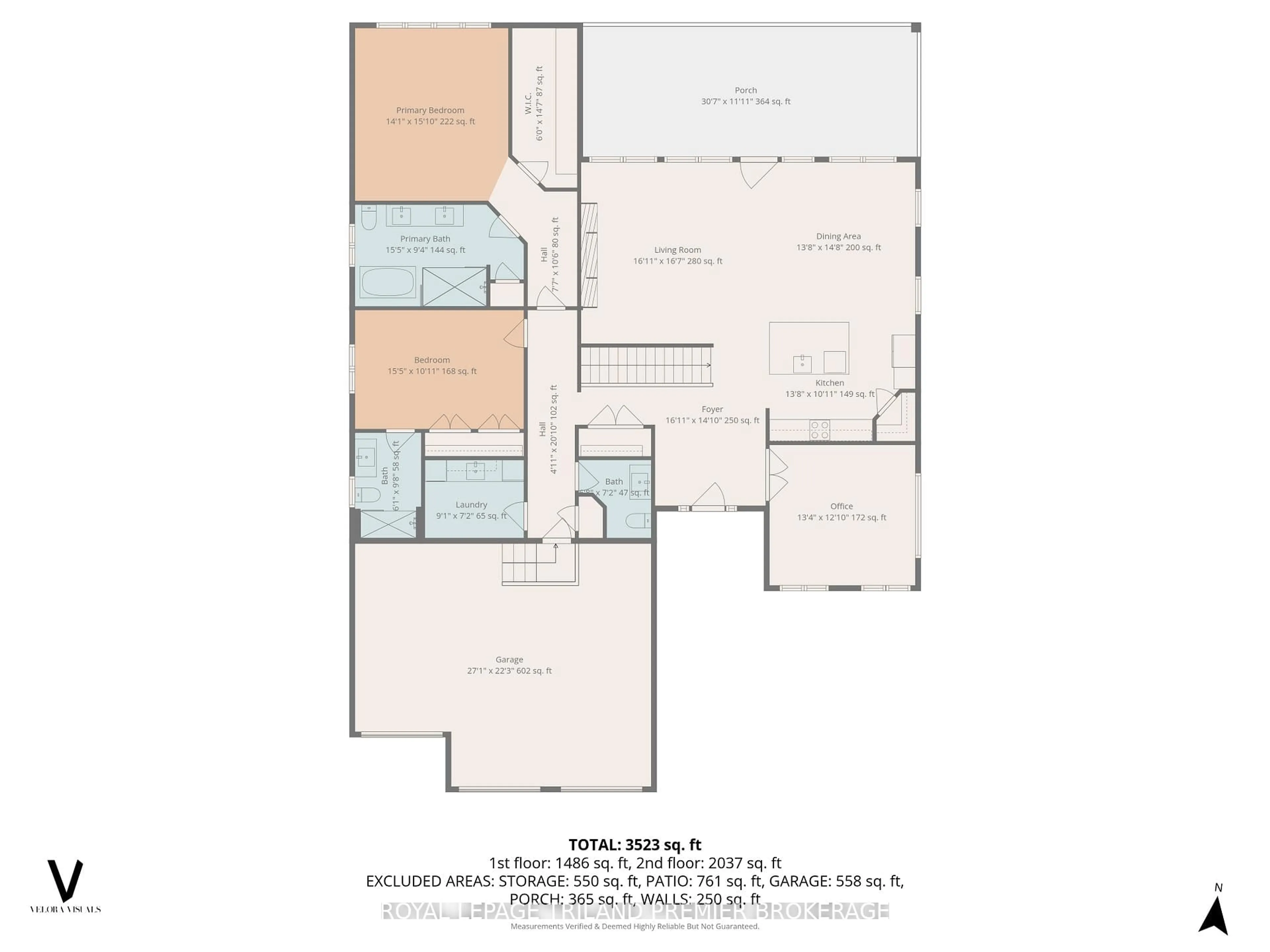 Floor plan for 1873 Sandy Somerville Lane, London South Ontario N6K 5R1