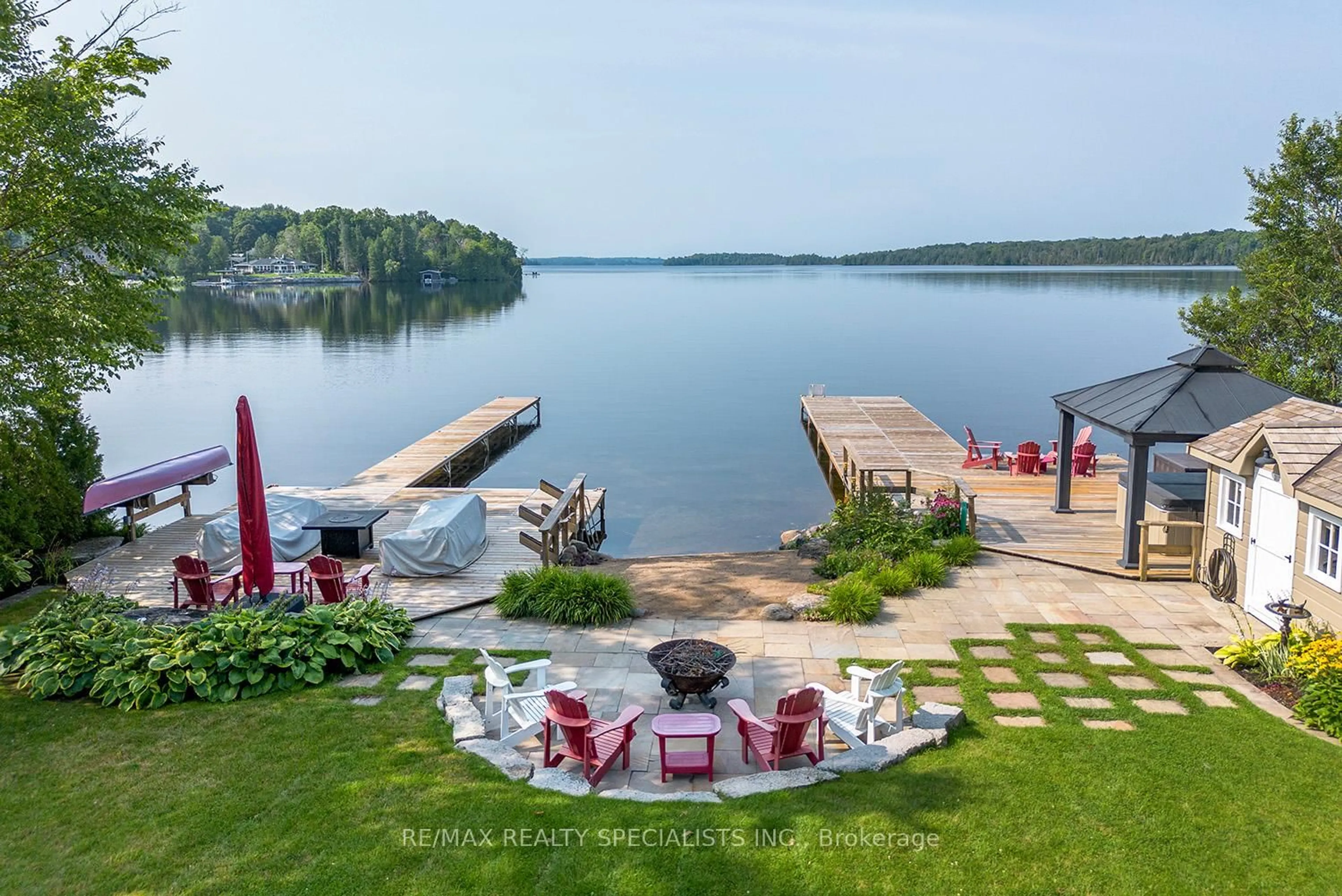 Patio, water/lake/river/ocean view for 127 Driftwood Village Rd, Kawartha Lakes Ontario K0M 1K0