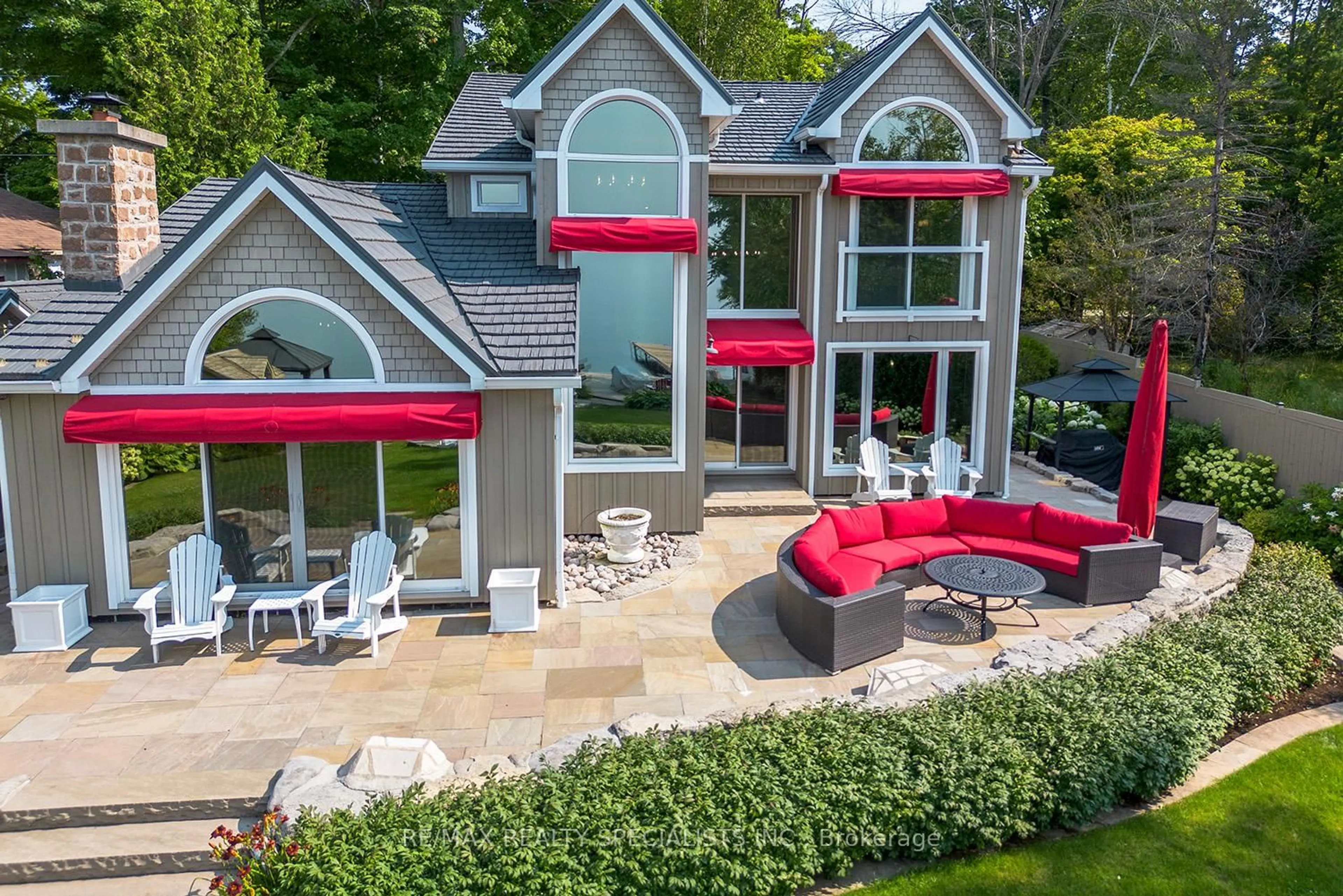 A pic from outside/outdoor area/front of a property/back of a property/a pic from drone, water/lake/river/ocean view for 127 Driftwood Village Rd, Kawartha Lakes Ontario K0M 1K0