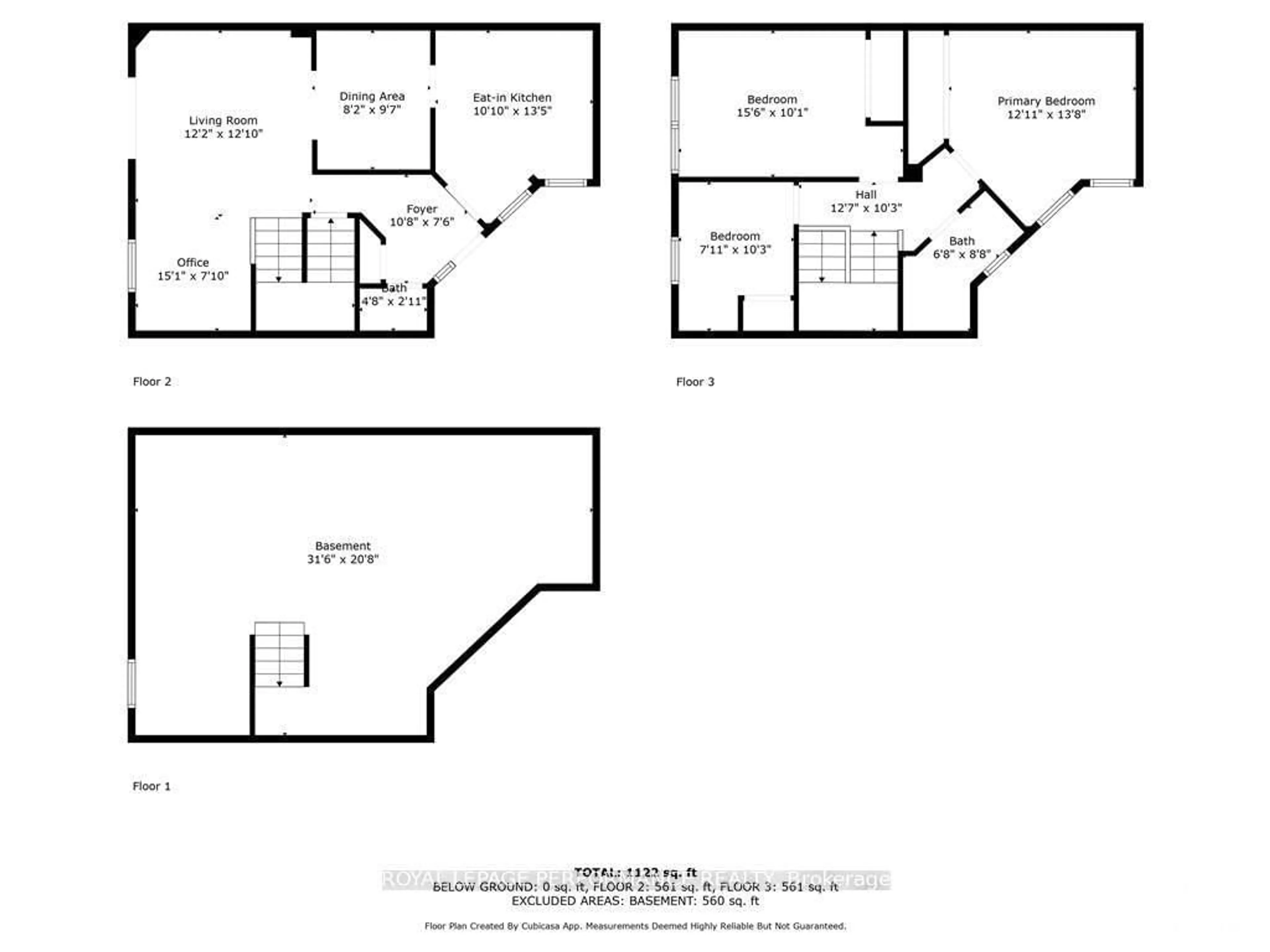 Floor plan for 42 Compata Way, Gloucester Ontario K1B 4W9