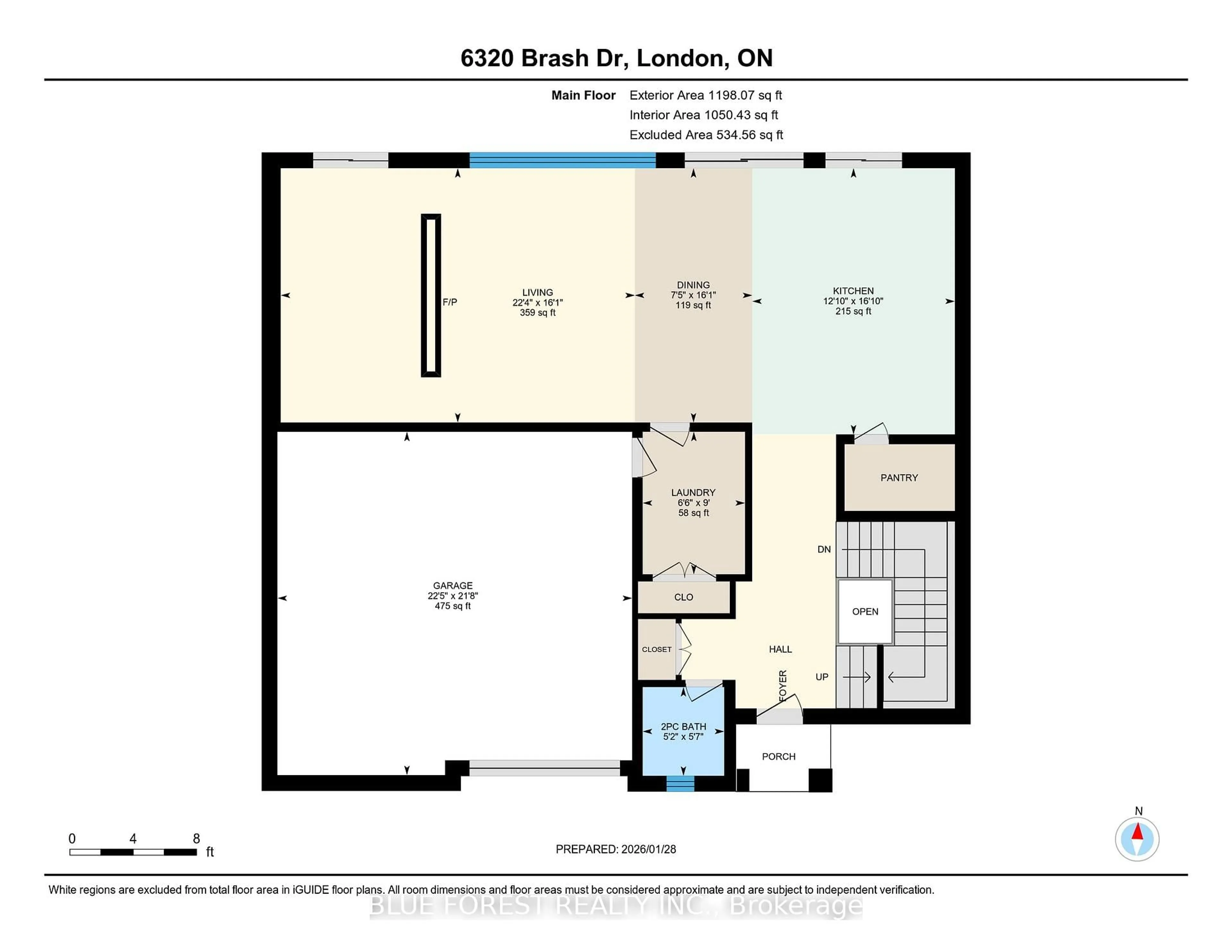 Floor plan for 6320 Brash Dr, London South Ontario N6P 0H2
