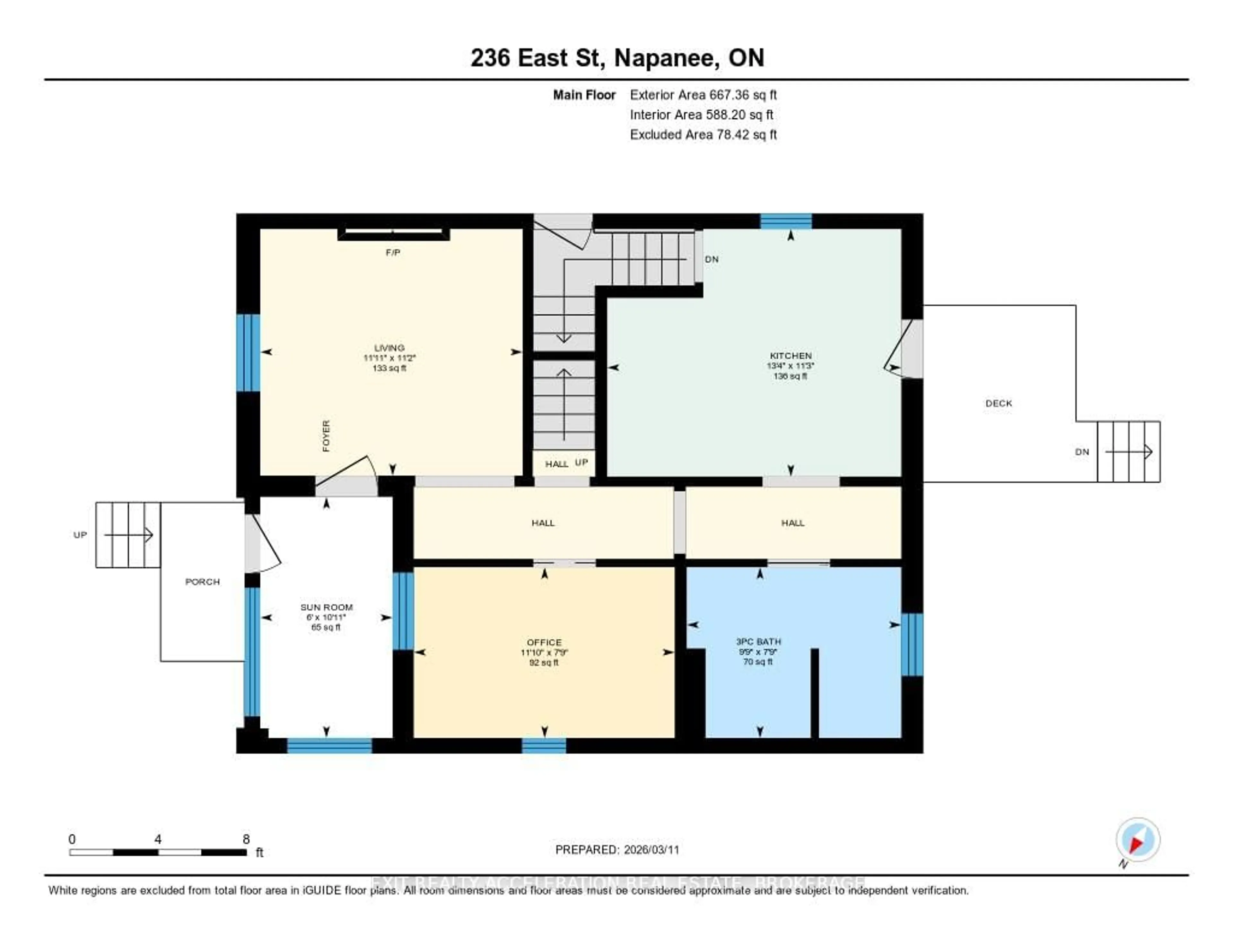 Floor plan for 236 East St, Greater Napanee Ontario K7R 1T2