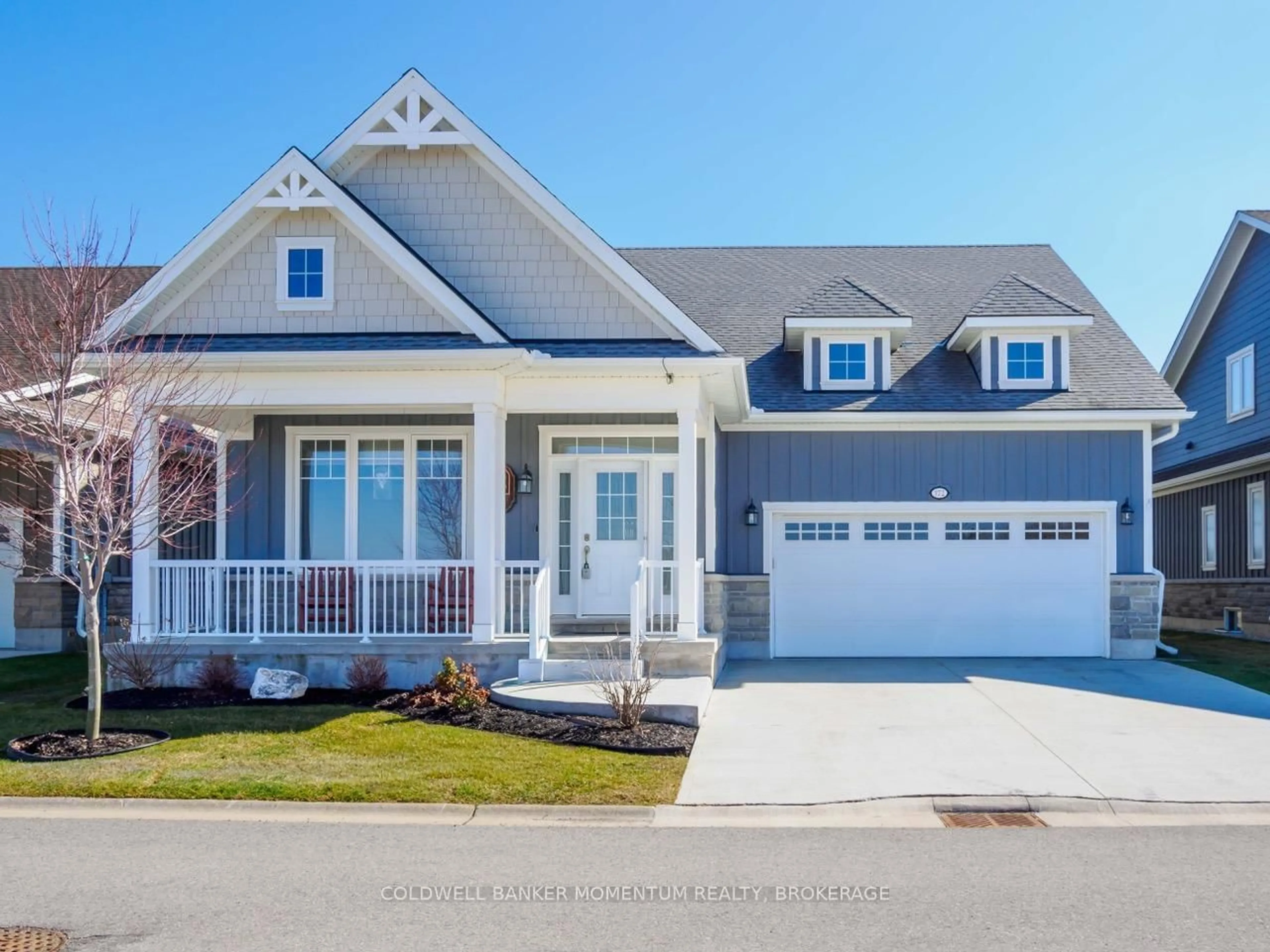 Home with vinyl exterior material, street for 172 Schooner Dr, Norfolk Ontario N0A 1N3