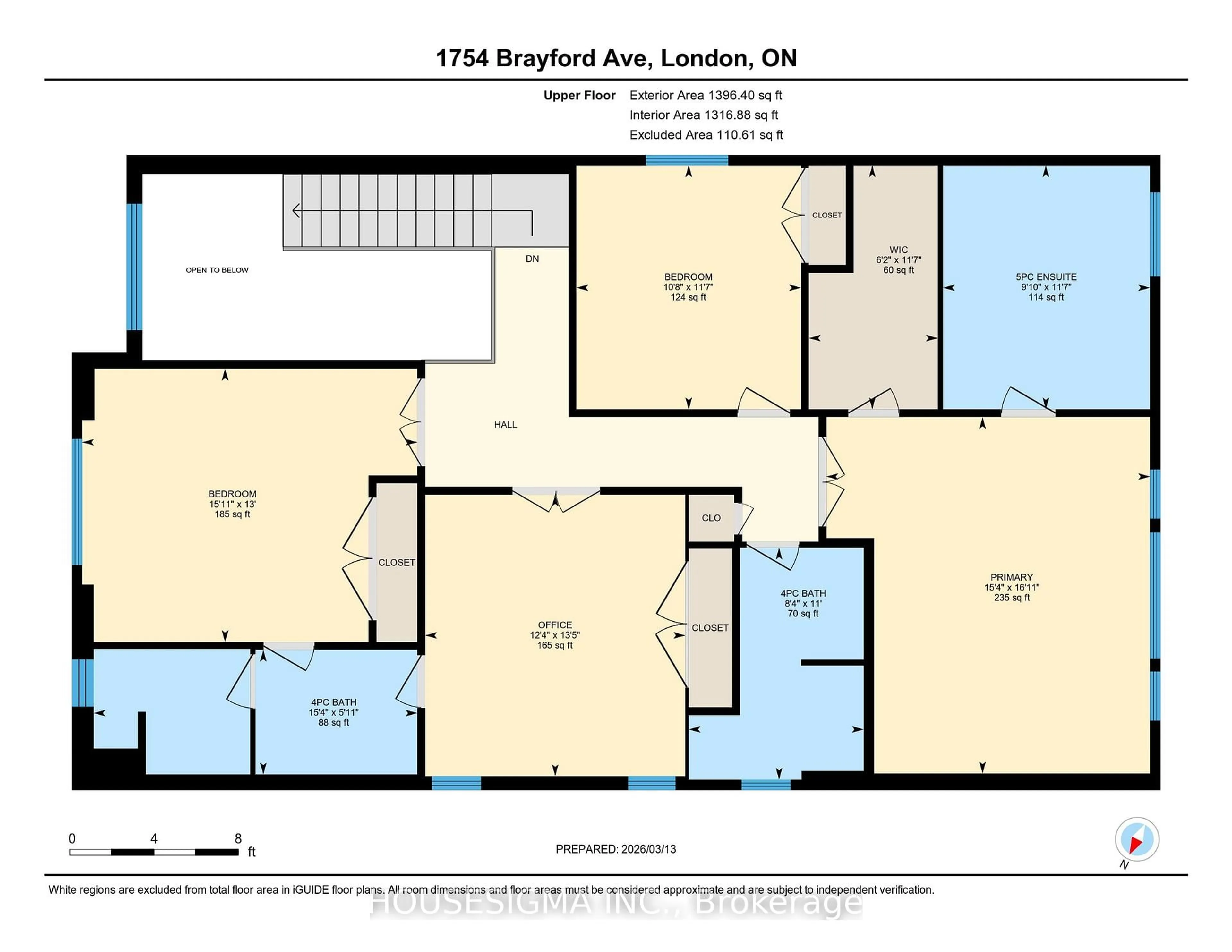 Floor plan for 1754 Brayford Ave, London South Ontario N6K 0H4